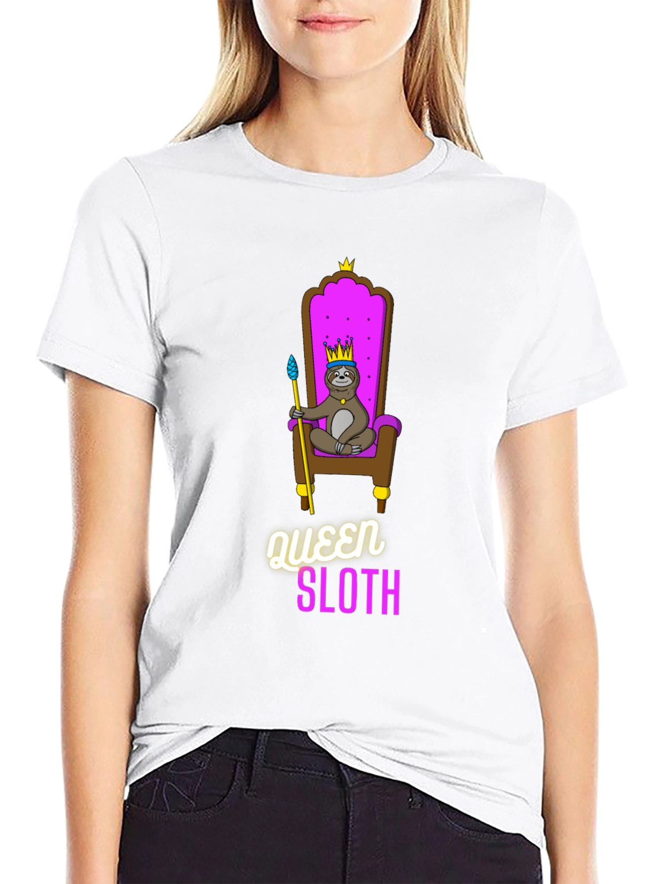 Queen Sloth Graphic T-Shirt