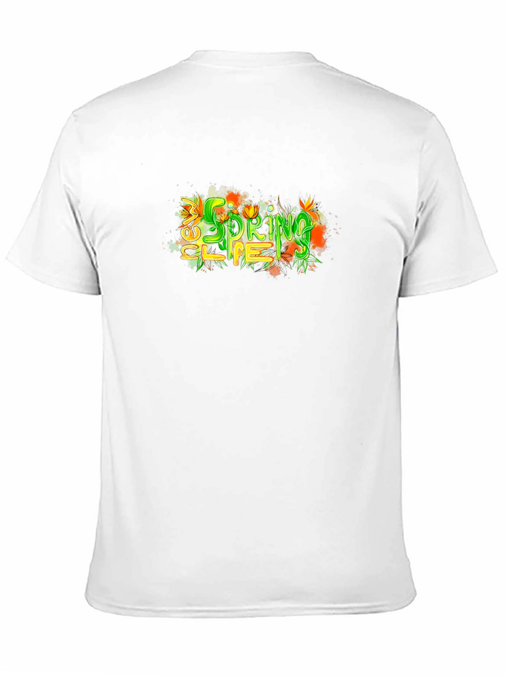 New Spring Life T-Shirt - Black