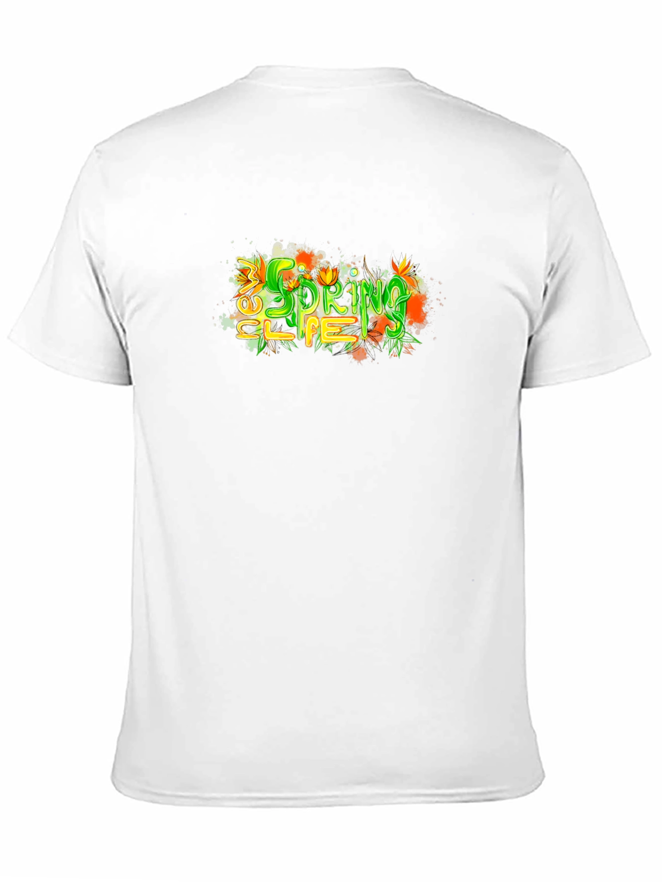 New Spring Life T-Shirt - Black