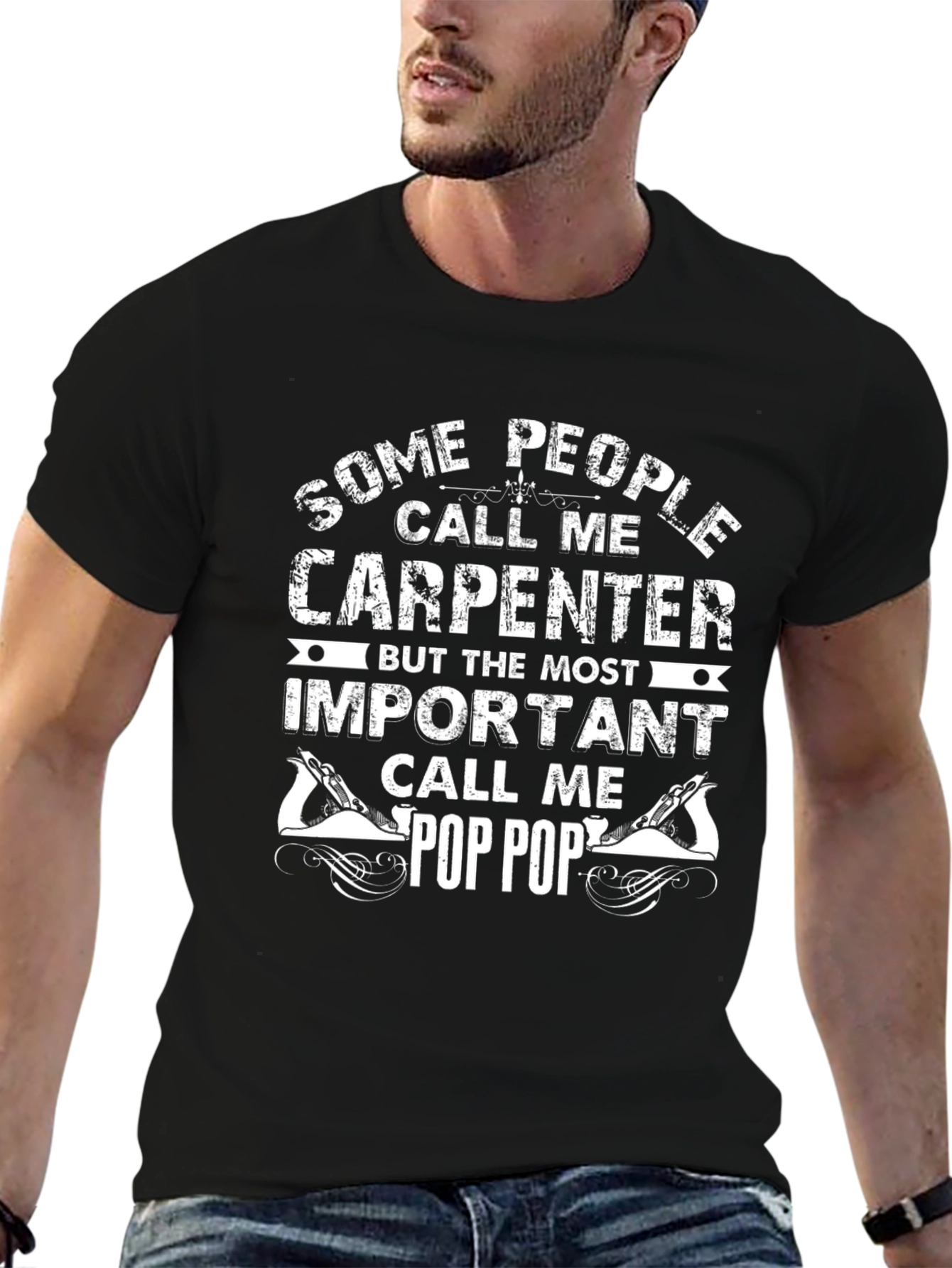 Carpenter Pop Pop T-Shirt - Gift for Grandpa