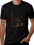 Automotive Car Graphic Tee - Black