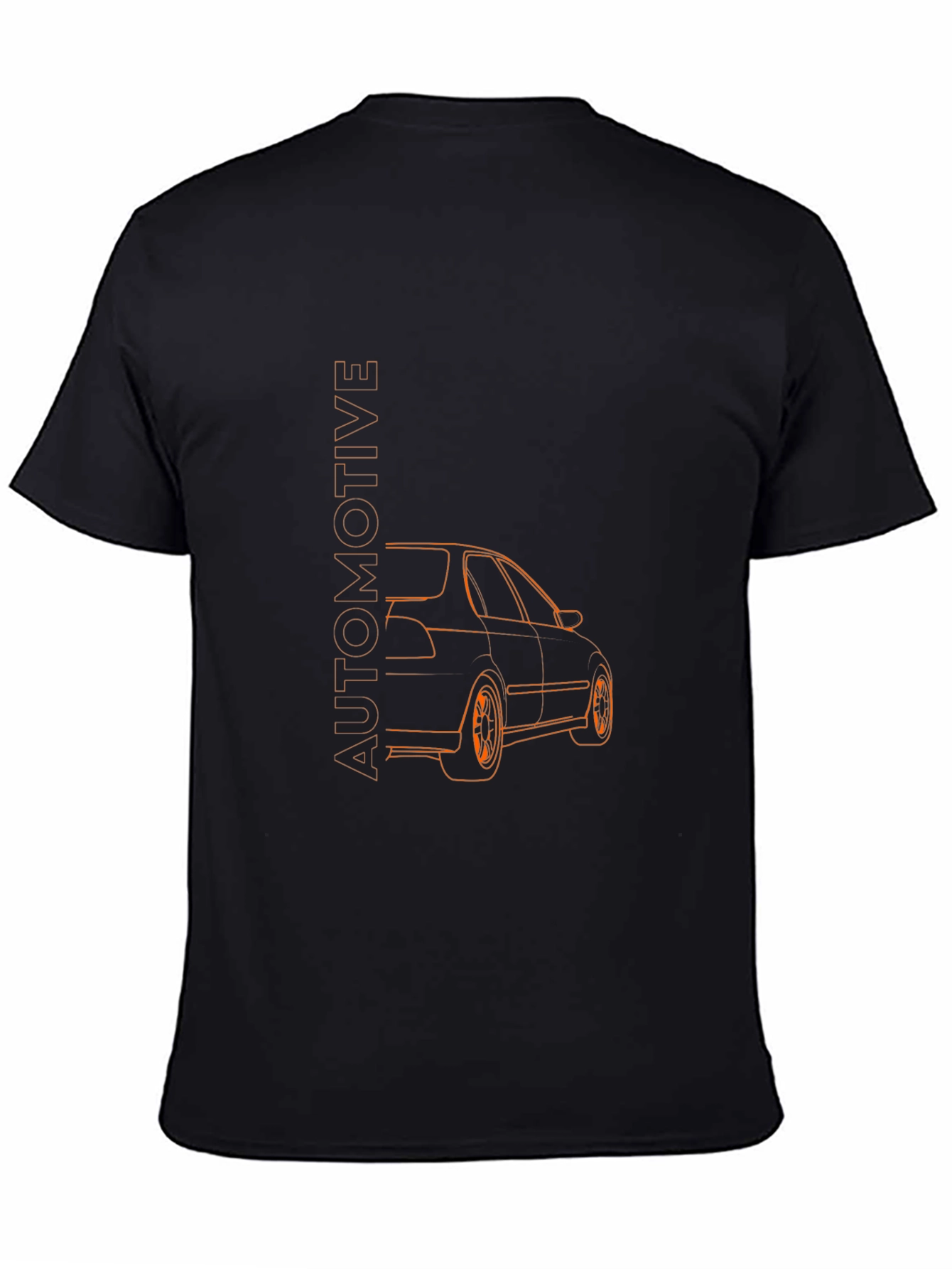 Automotive Car Graphic Tee - Black