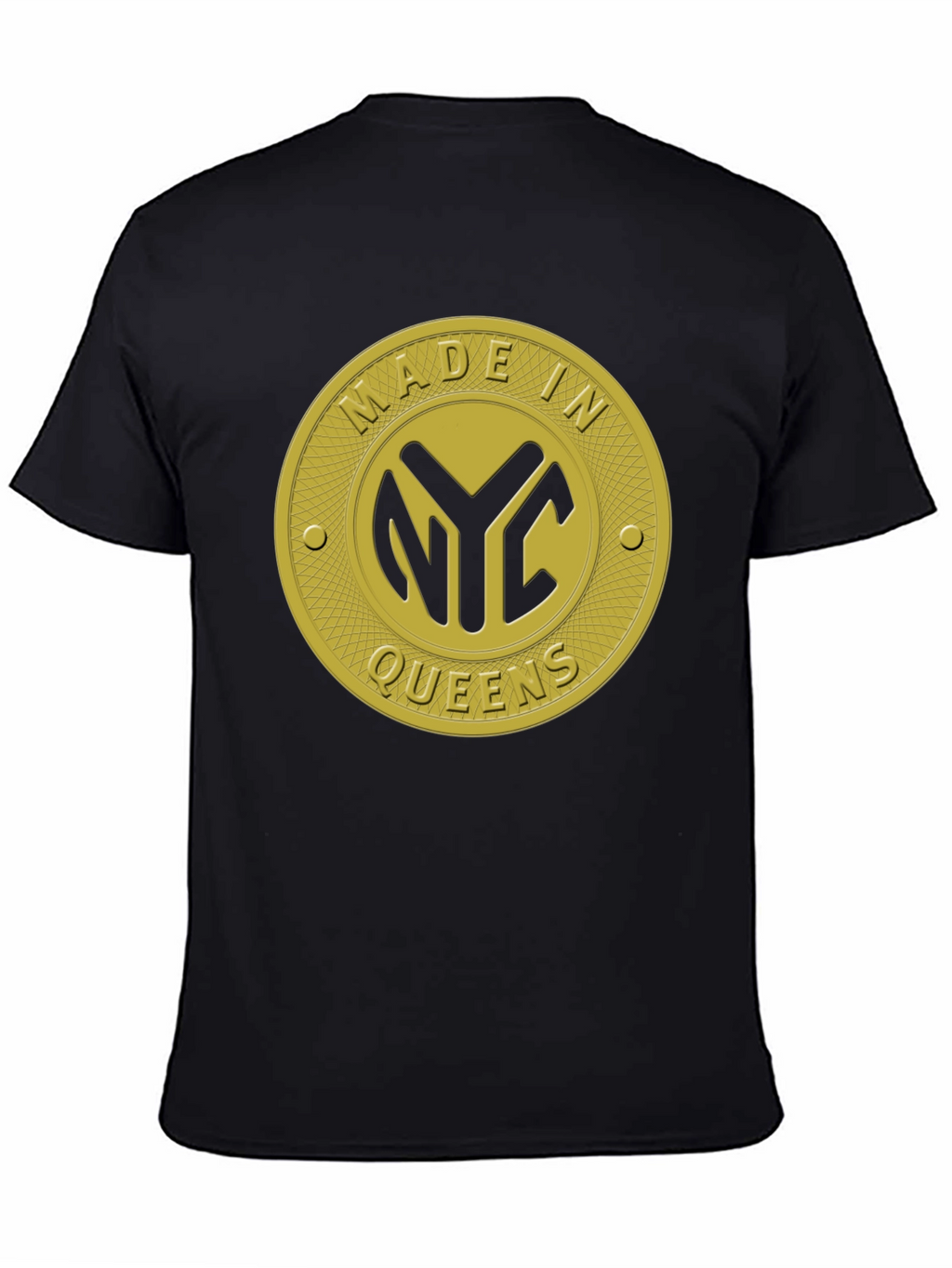 Made In NYC Queens Black T-Shirt