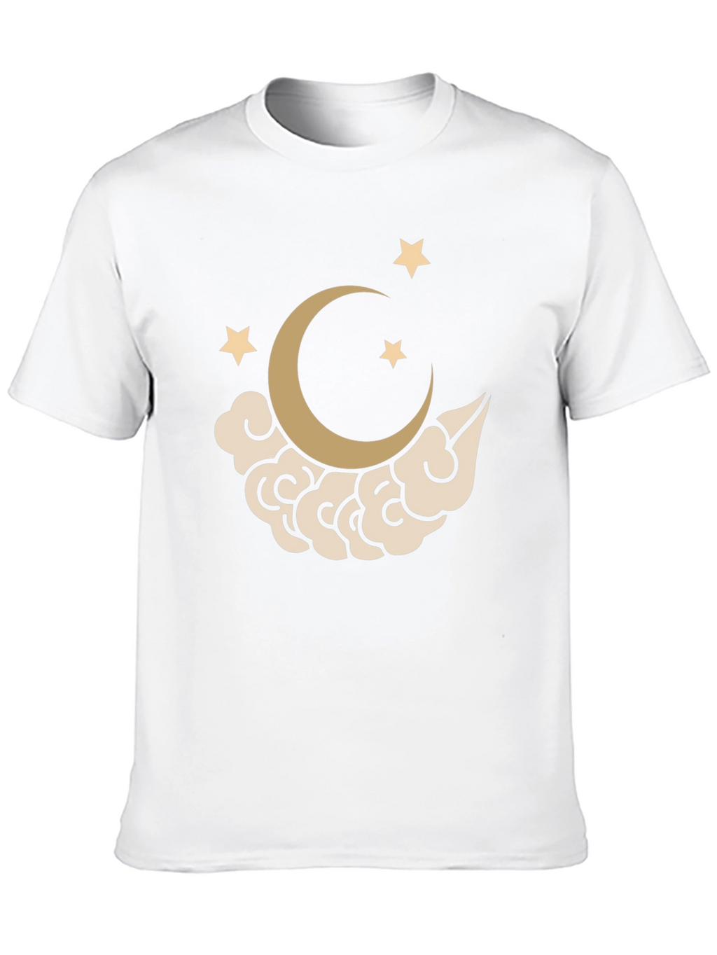 Moon & Stars Graphic T-Shirt - Black