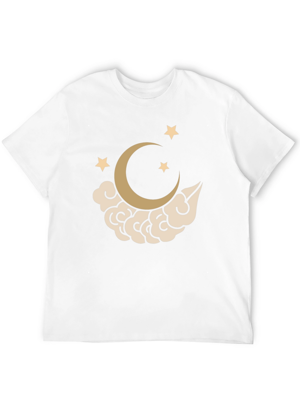 Moon & Stars Graphic T-Shirt - Black