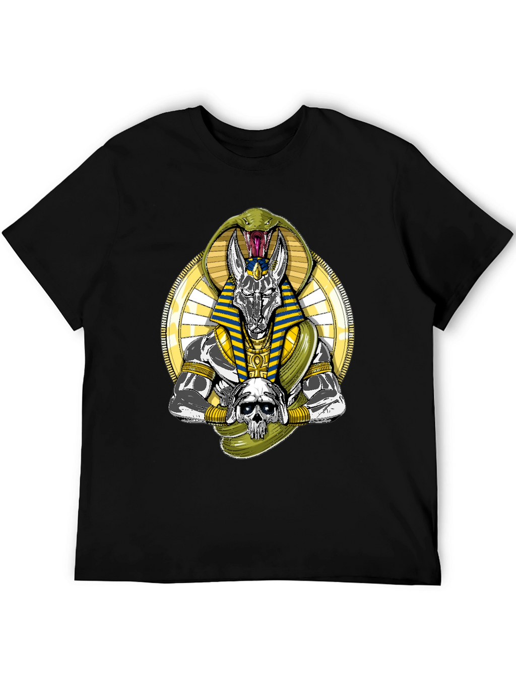Anubis Snake Graphic T-Shirt