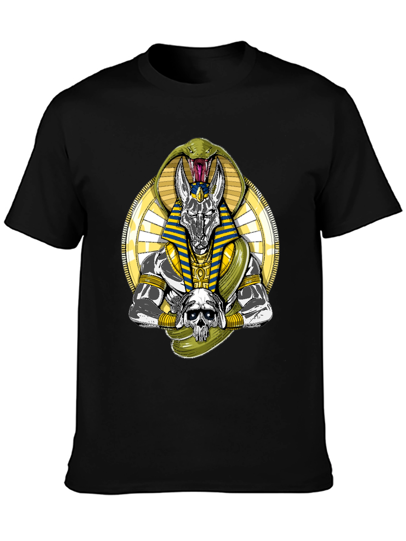 Anubis Snake Graphic T-Shirt
