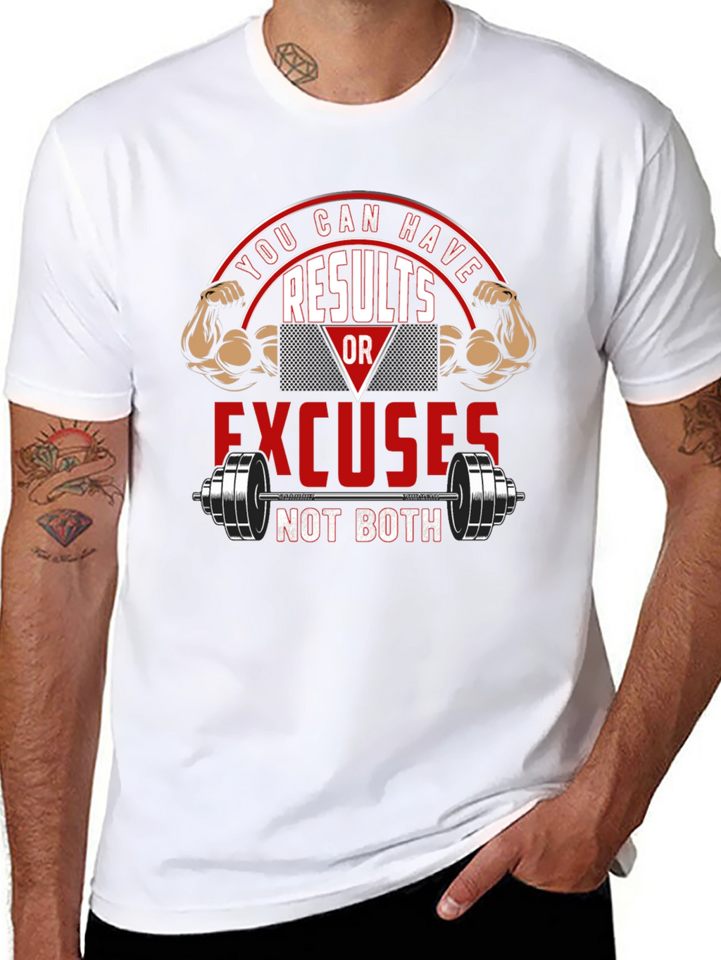 Results or Excuses Graphic T-Shirt