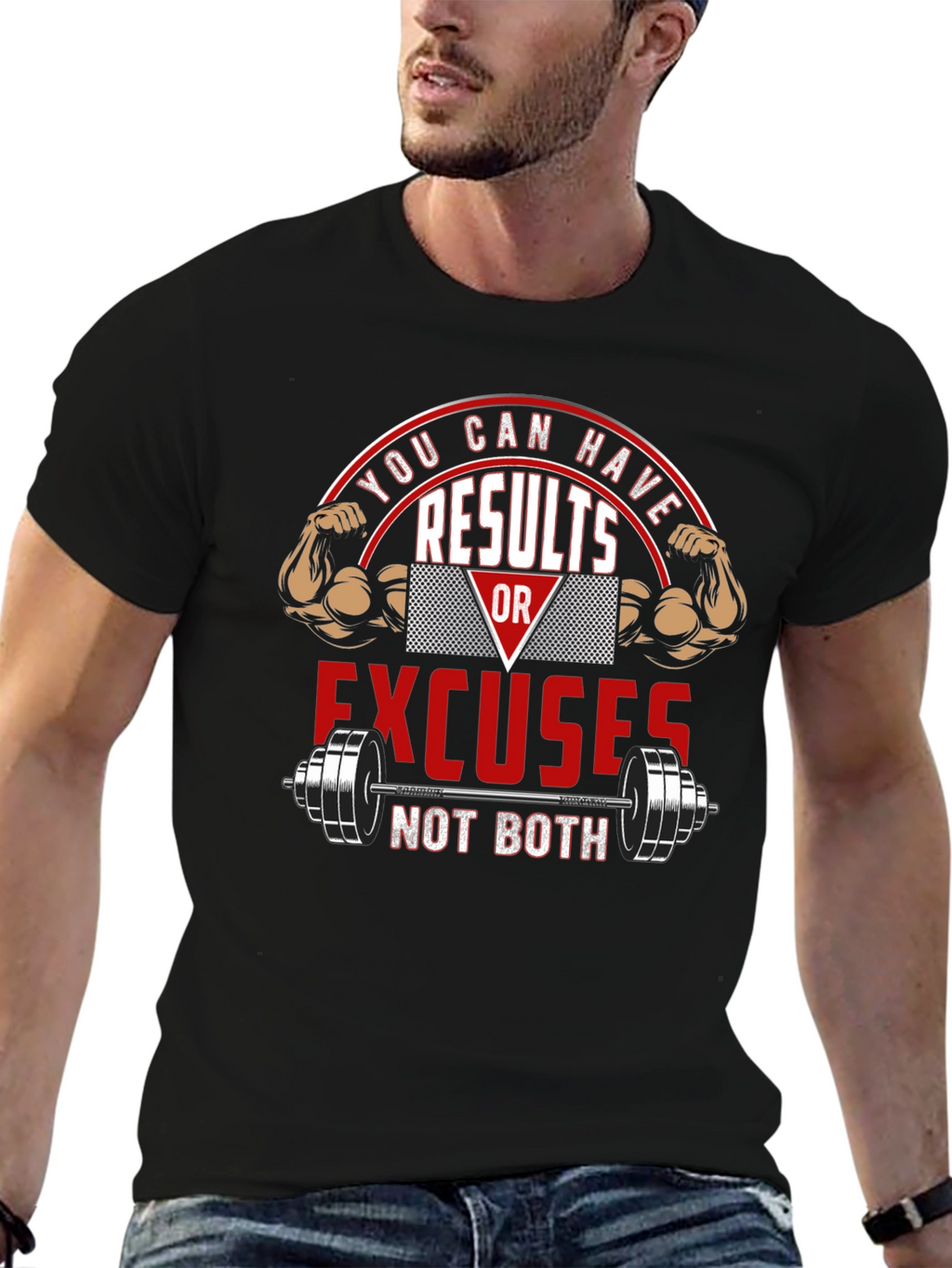 Results or Excuses Graphic T-Shirt