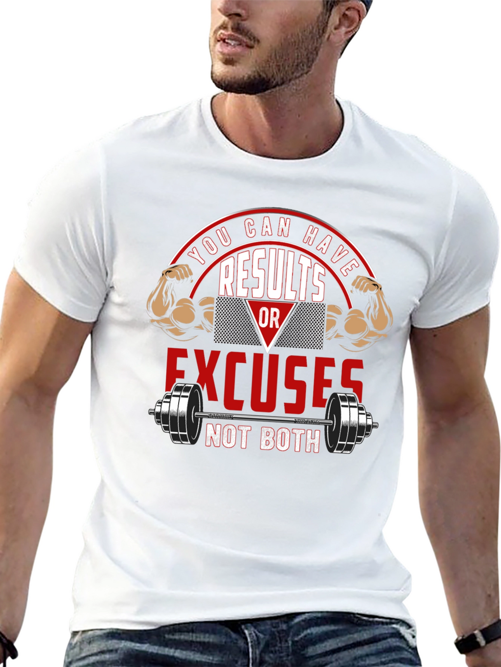 Results or Excuses Graphic T-Shirt