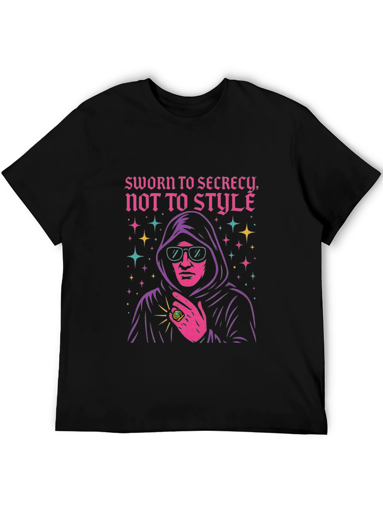 Sworn to Secrecy Mens Black T-Shirt
