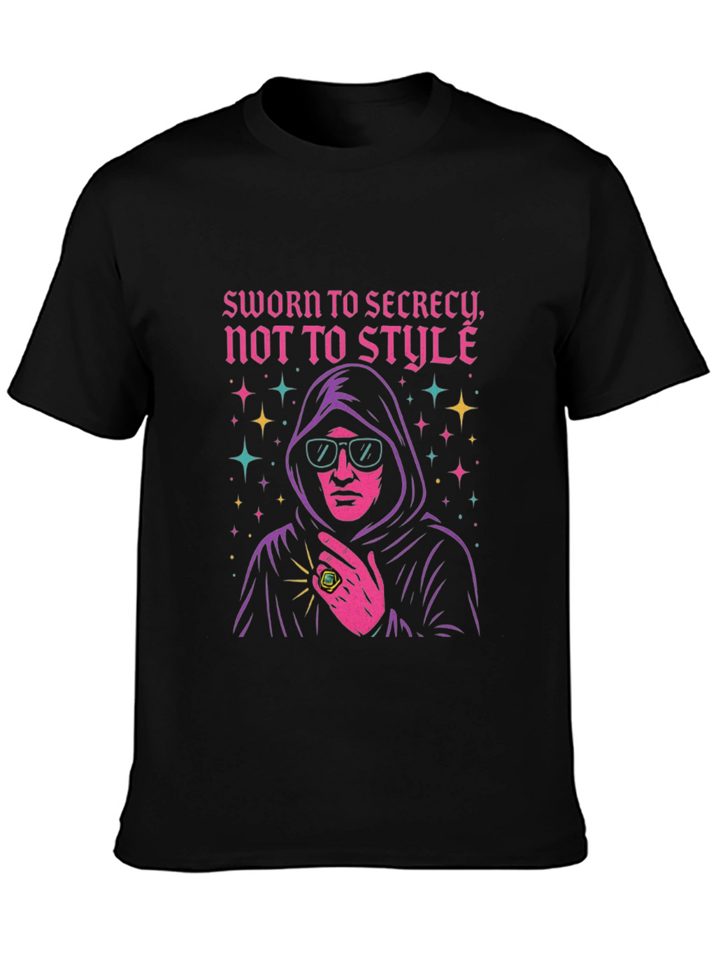 Sworn to Secrecy Mens Black T-Shirt