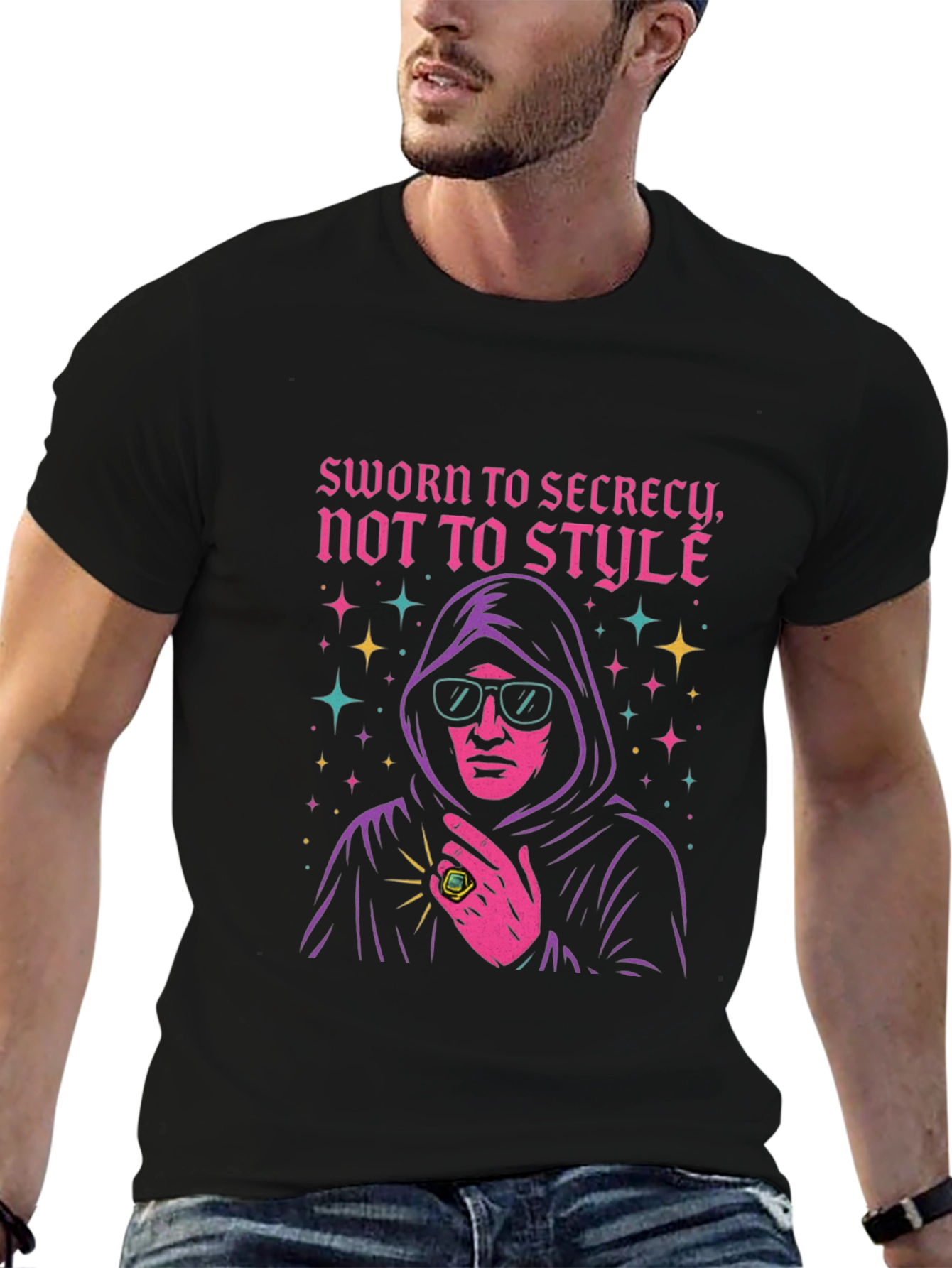 Sworn to Secrecy Mens Black T-Shirt