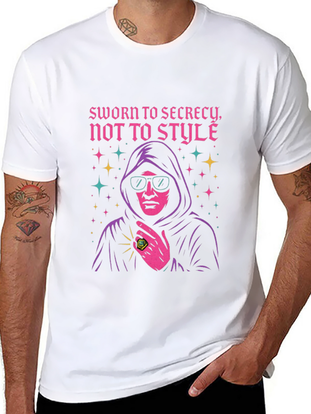 Sworn to Secrecy Mens Black T-Shirt