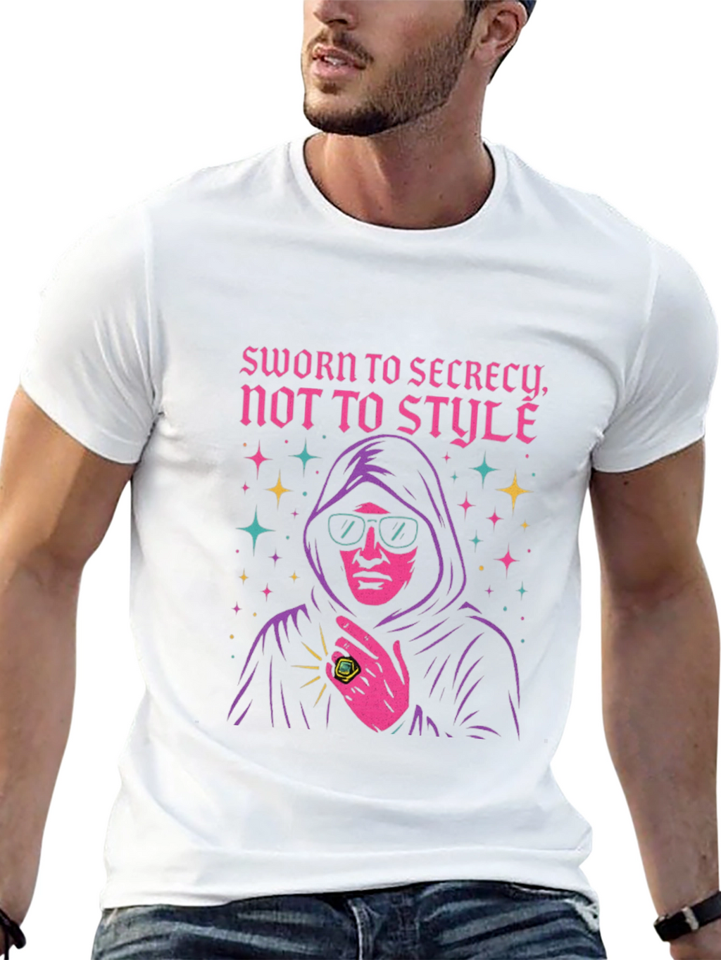Sworn to Secrecy Mens Black T-Shirt