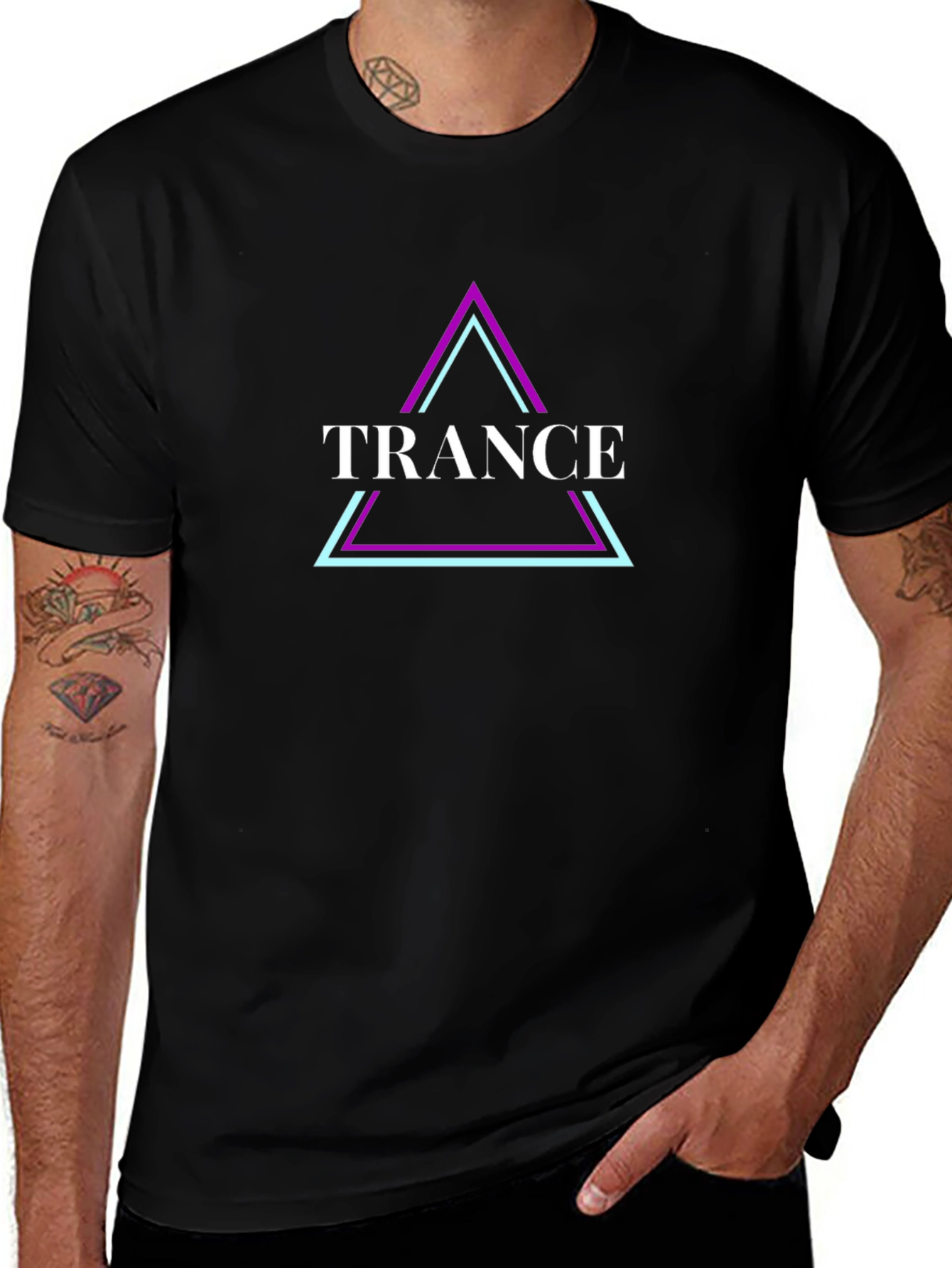 Trance Music T-Shirt - Triangle Design