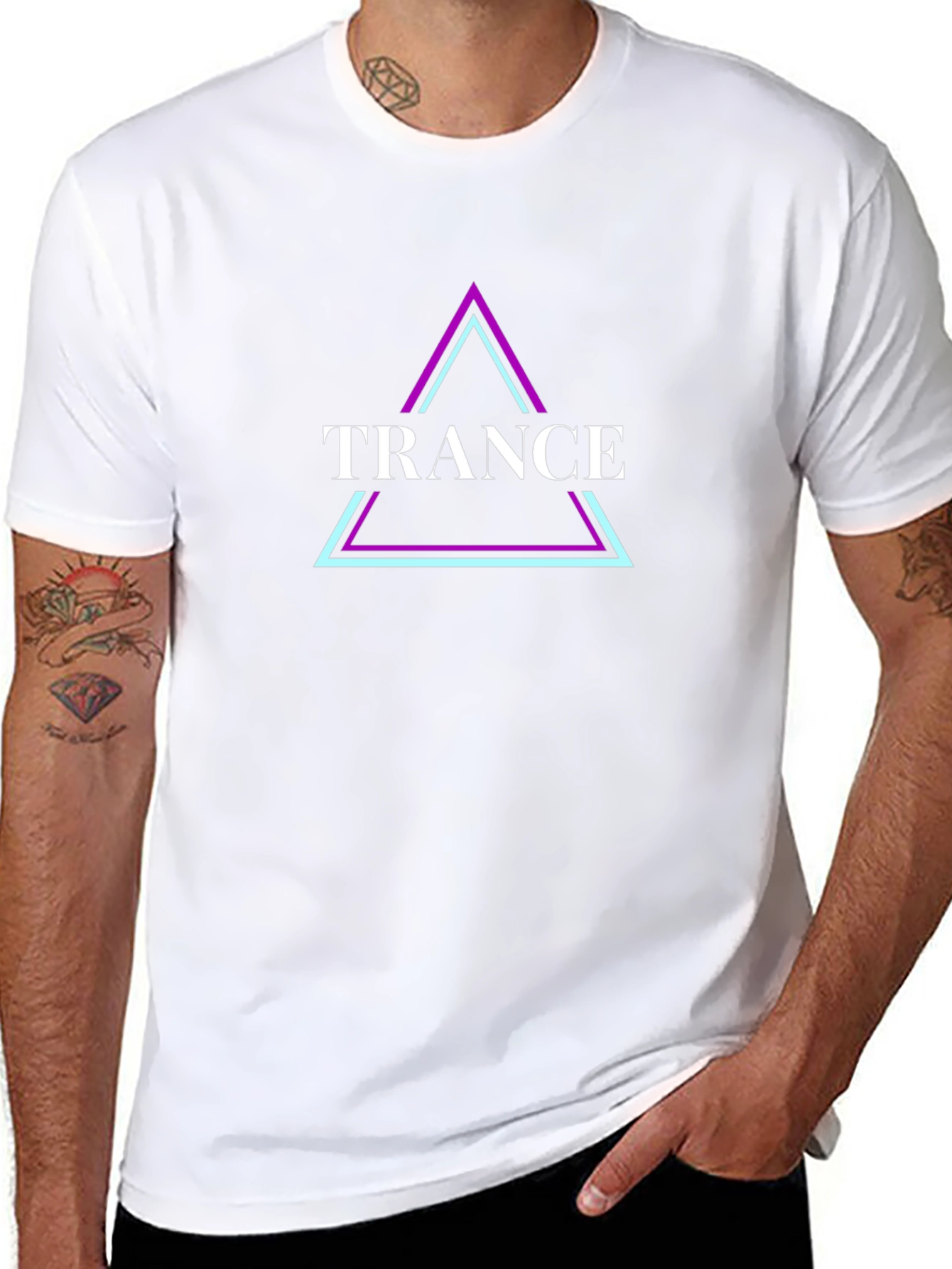 Trance Music T-Shirt - Triangle Design