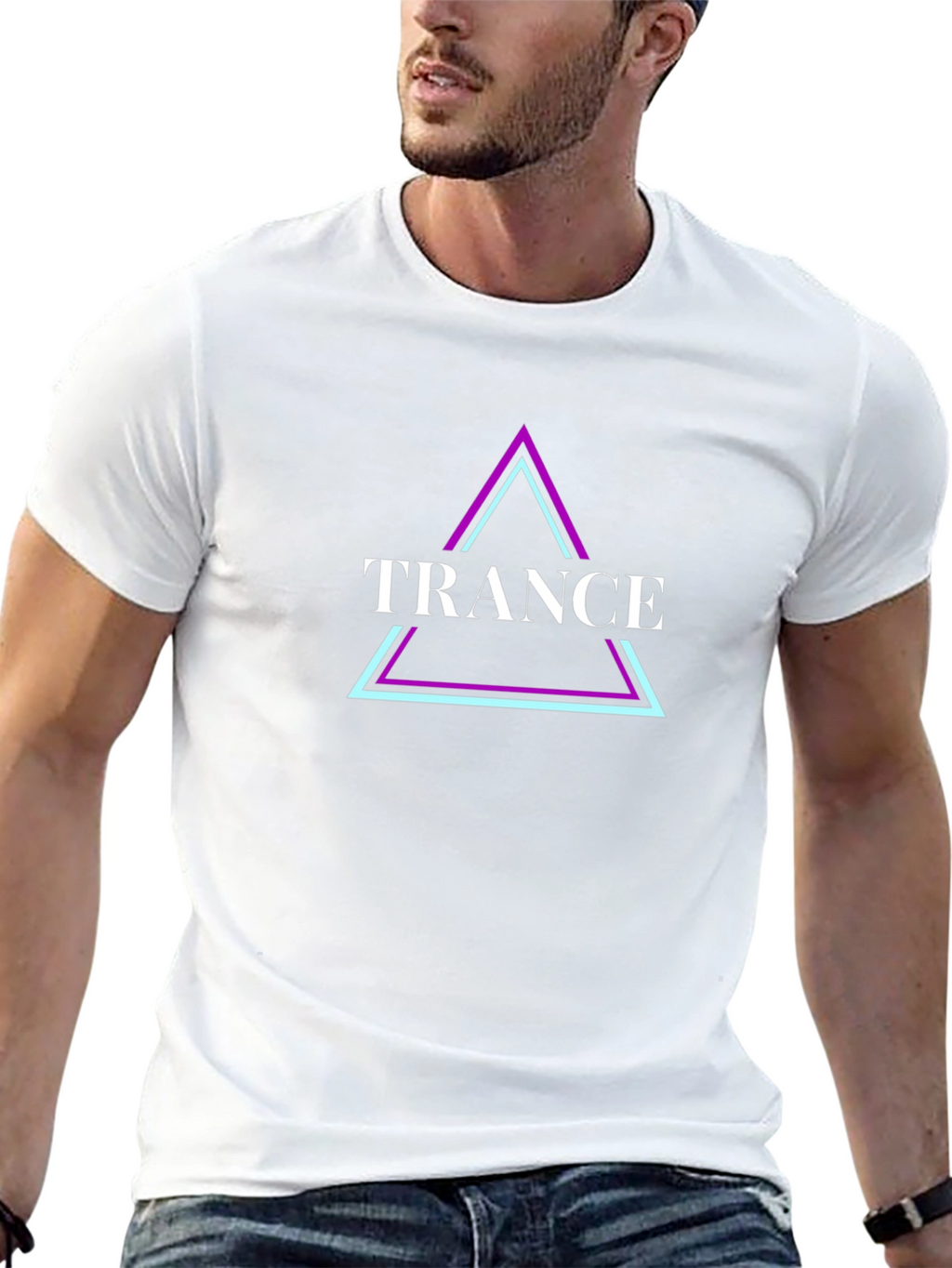 Trance Music T-Shirt - Triangle Design