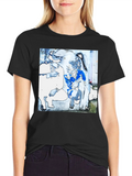 Abstract Duo Black Graphic T-Shirt