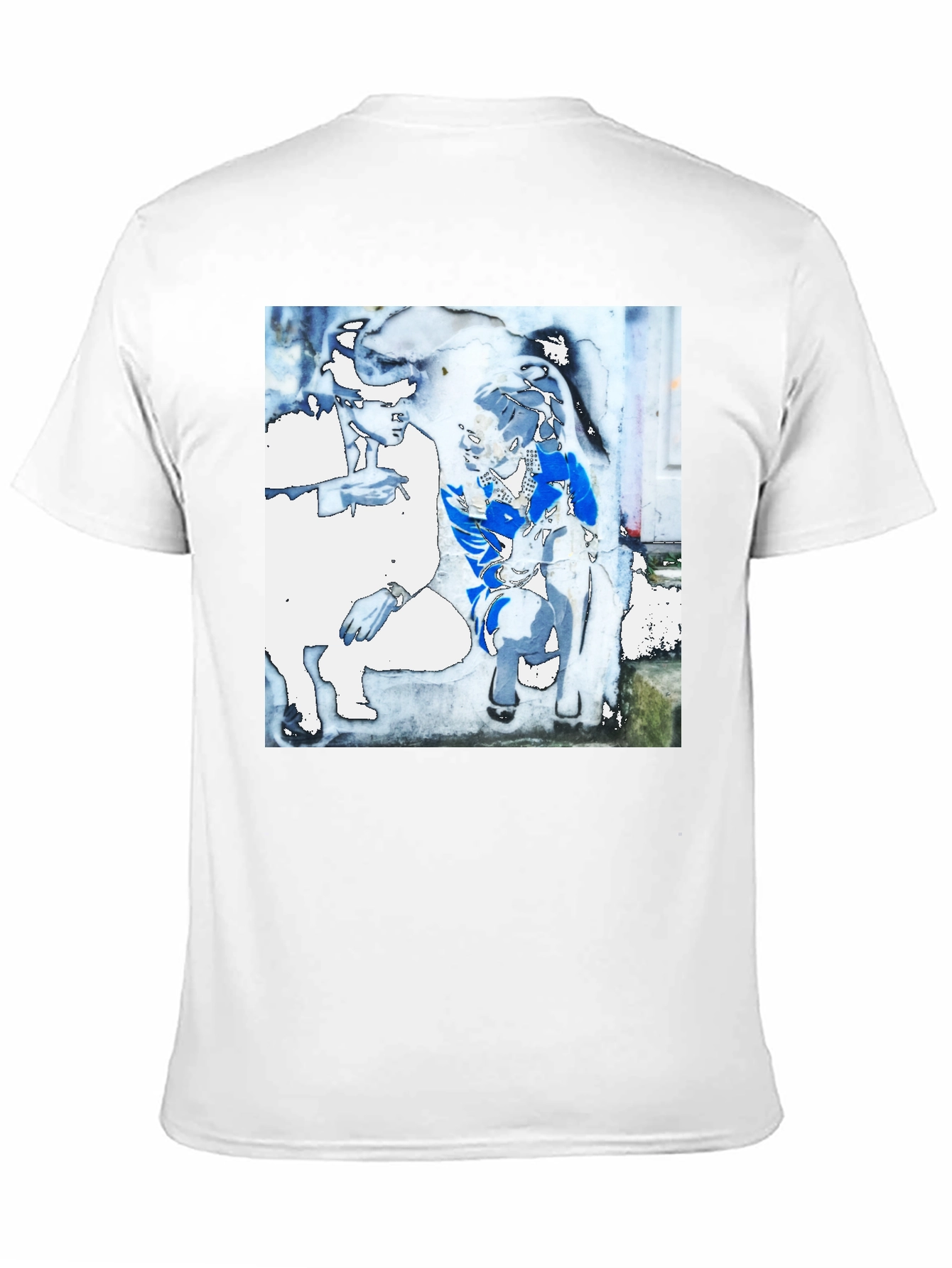 Abstract Duo Black Graphic T-Shirt