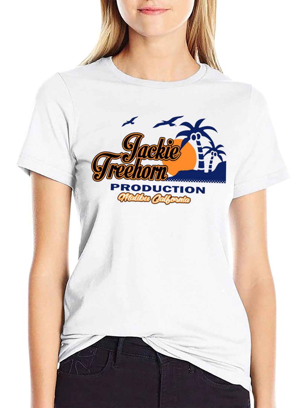 Jackie Treehorn Production Black T-Shirt