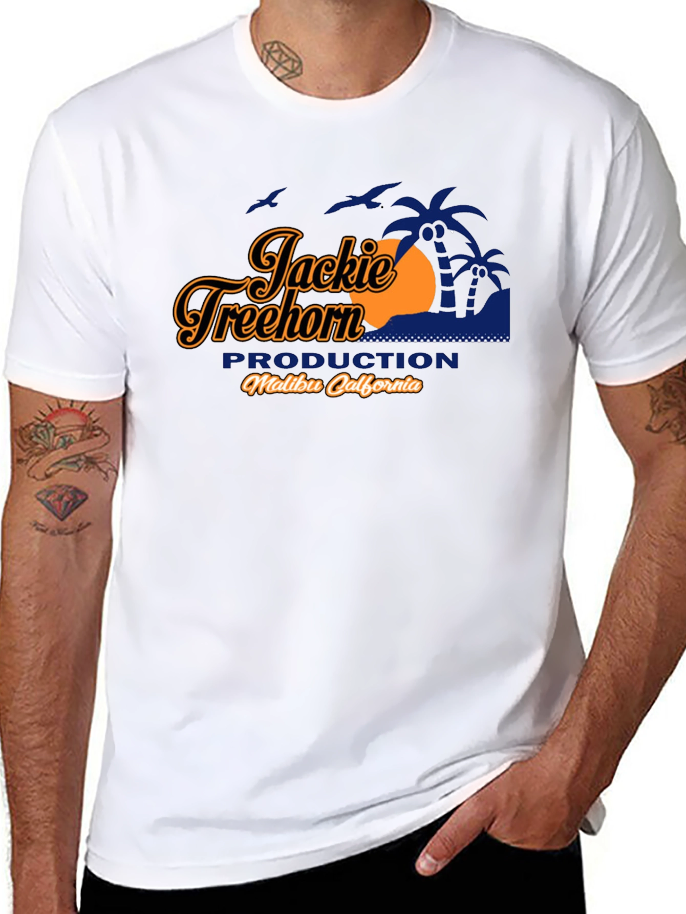 Jackie Treehorn Production Black T-Shirt