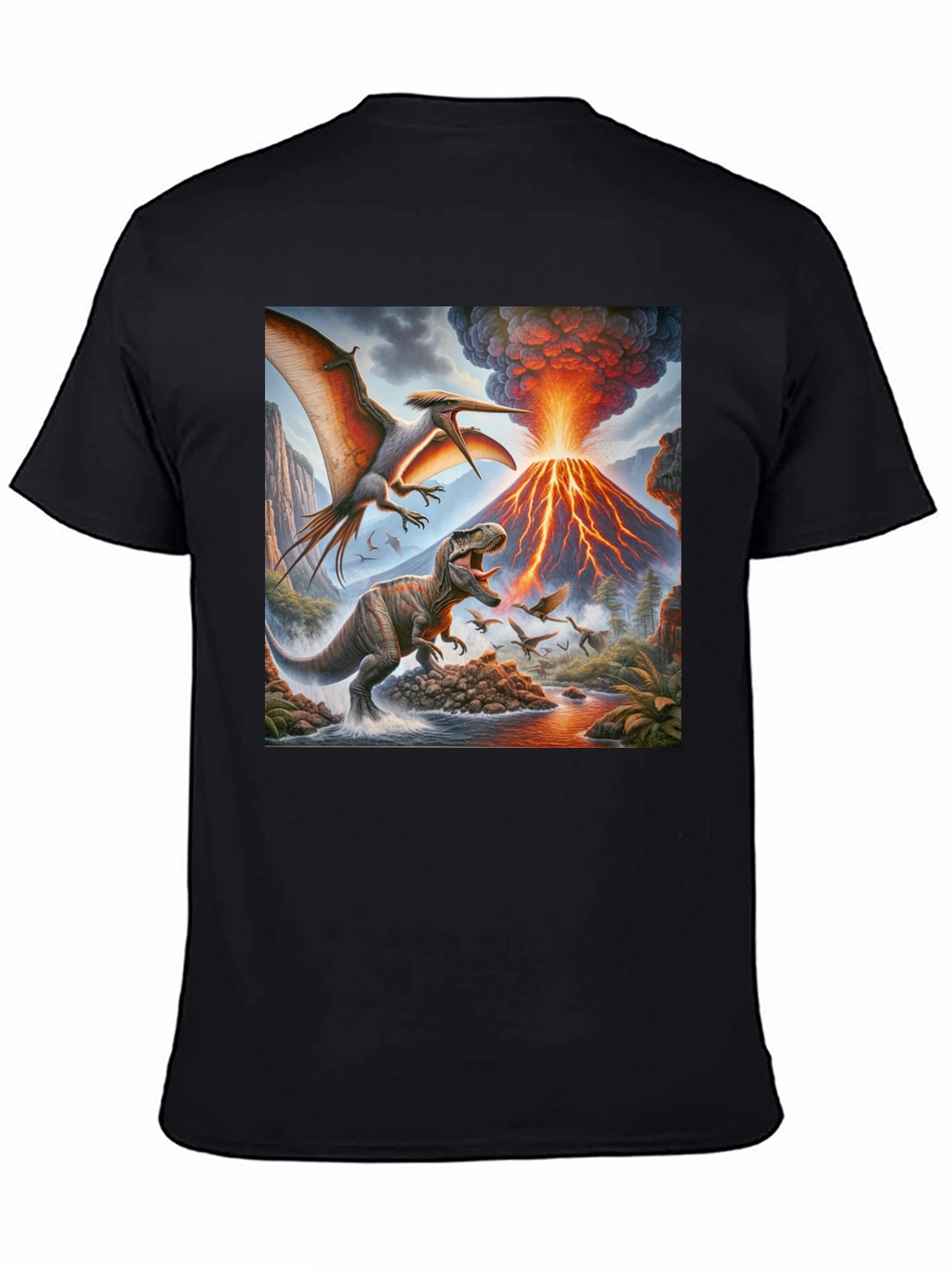 Dinosaur Volcano T-Shirt