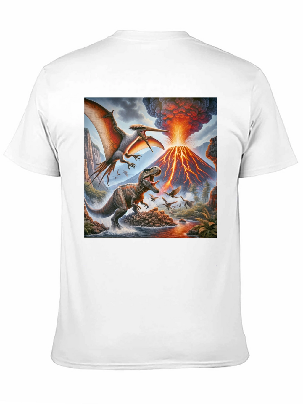 Dinosaur Volcano T-Shirt