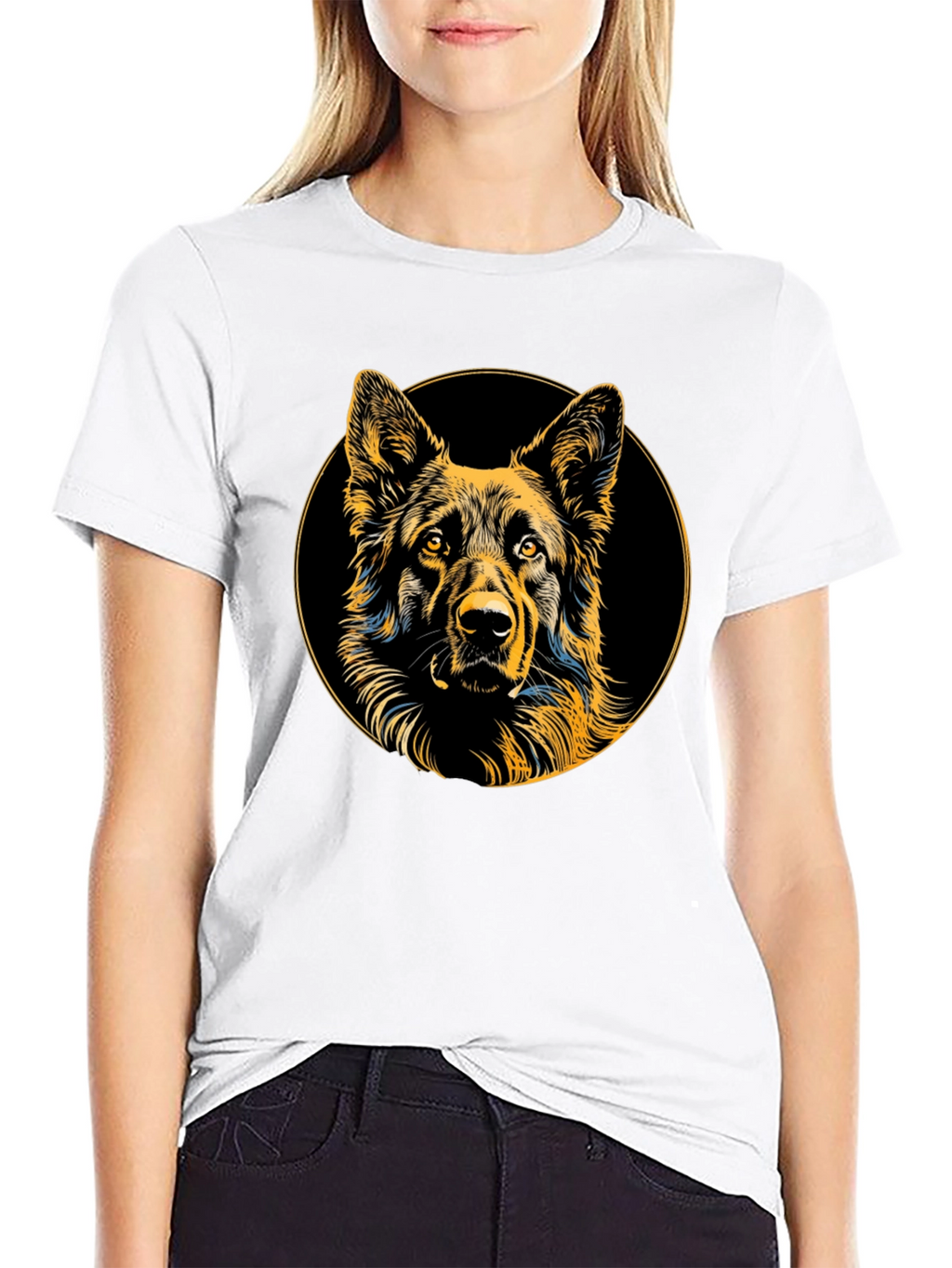 German Shepherd Dog Graphic T-Shirt