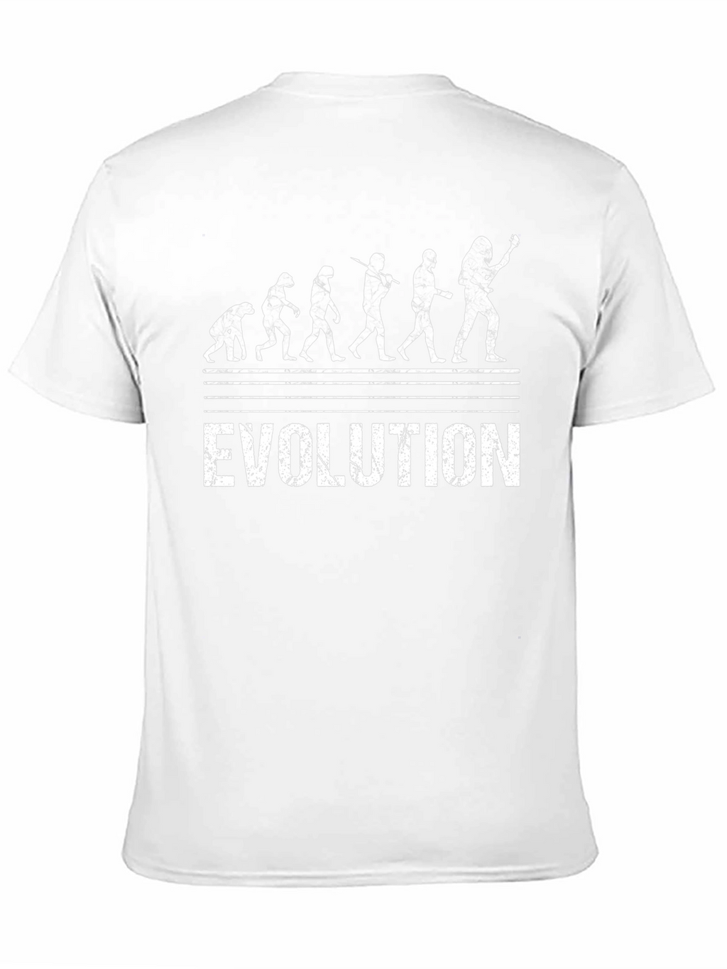 Evolution of Rock Mens Black Graphic T-Shirt
