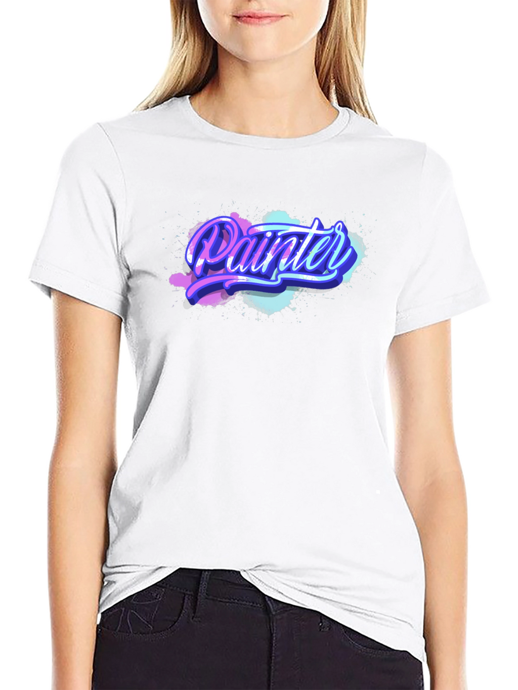 Painter Graphic T-Shirt - Artistic Style