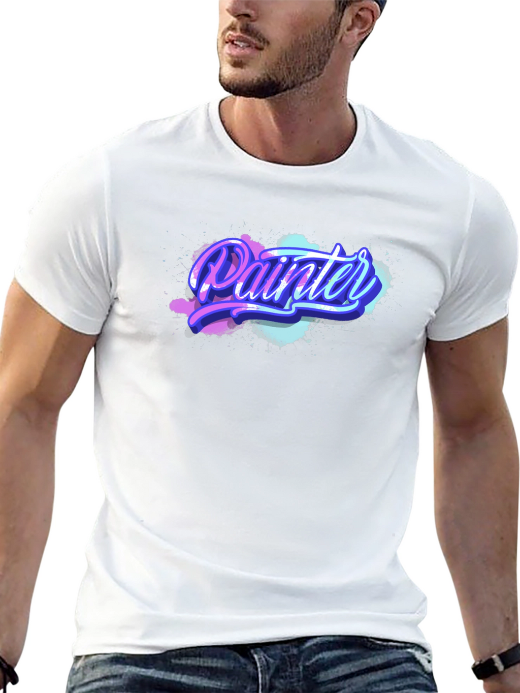 Painter Graphic T-Shirt - Artistic Style