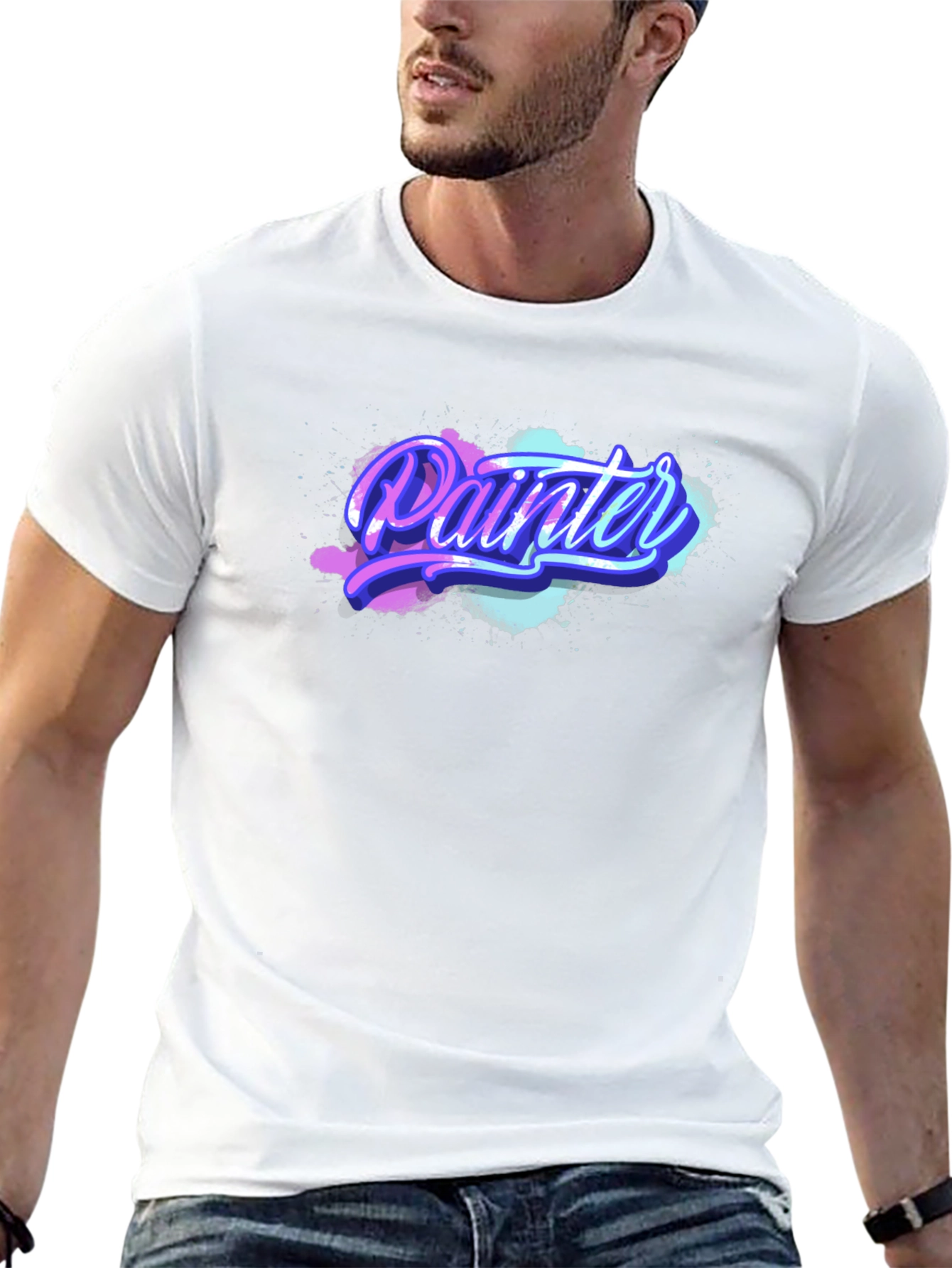 Painter Graphic T-Shirt - Artistic Style