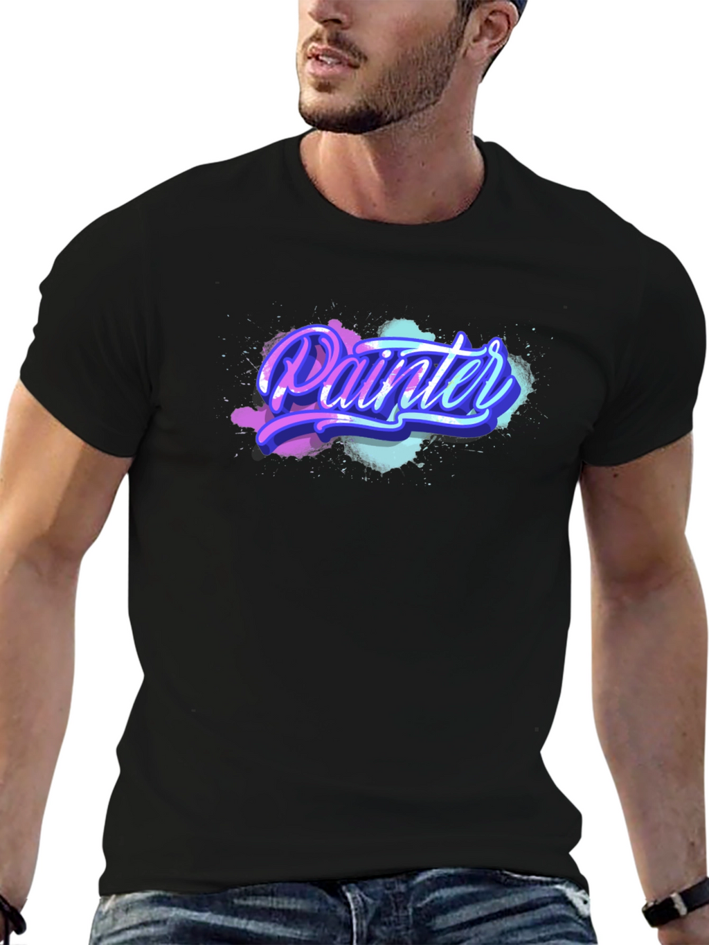 Painter Graphic T-Shirt - Artistic Style