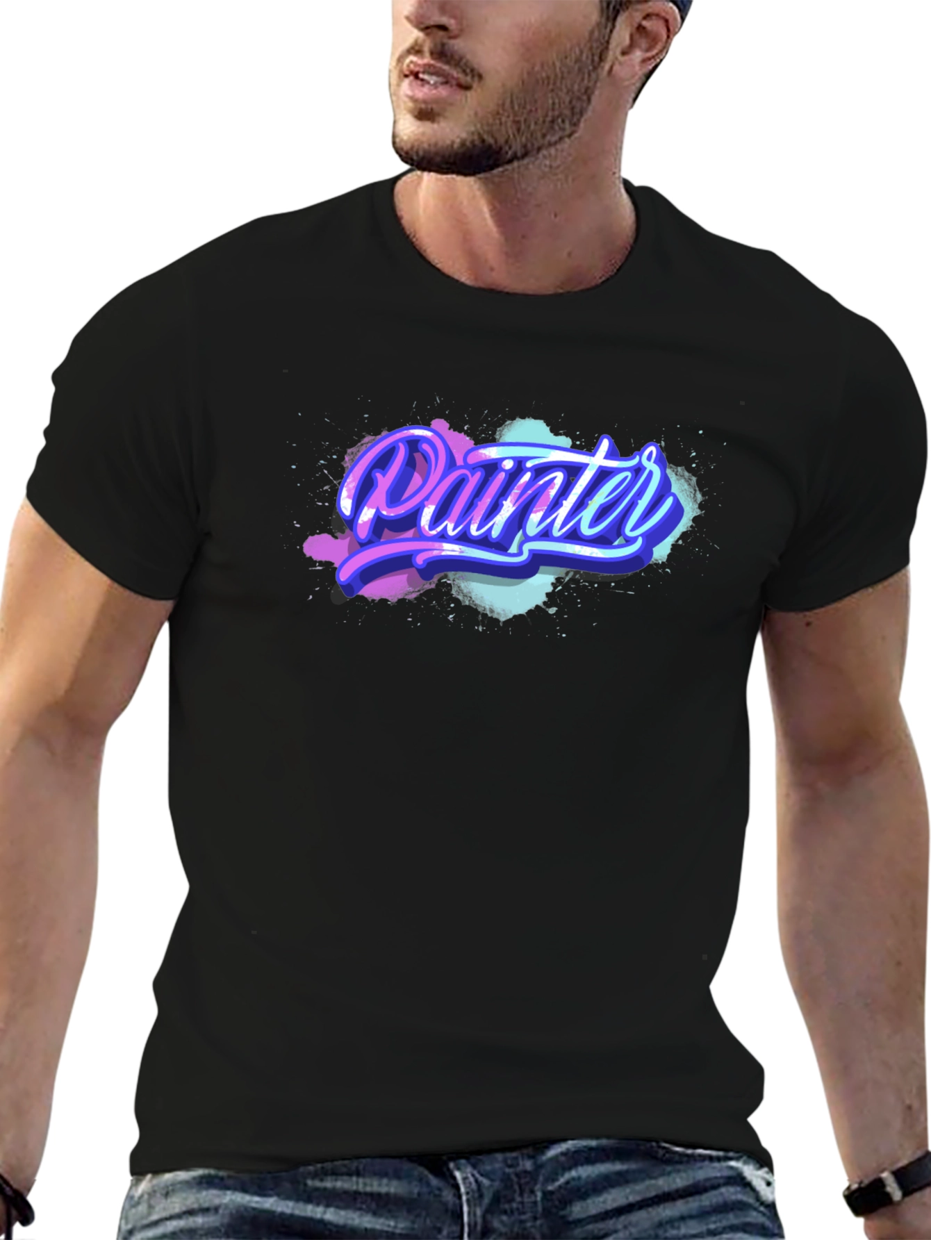 Painter Graphic T-Shirt - Artistic Style