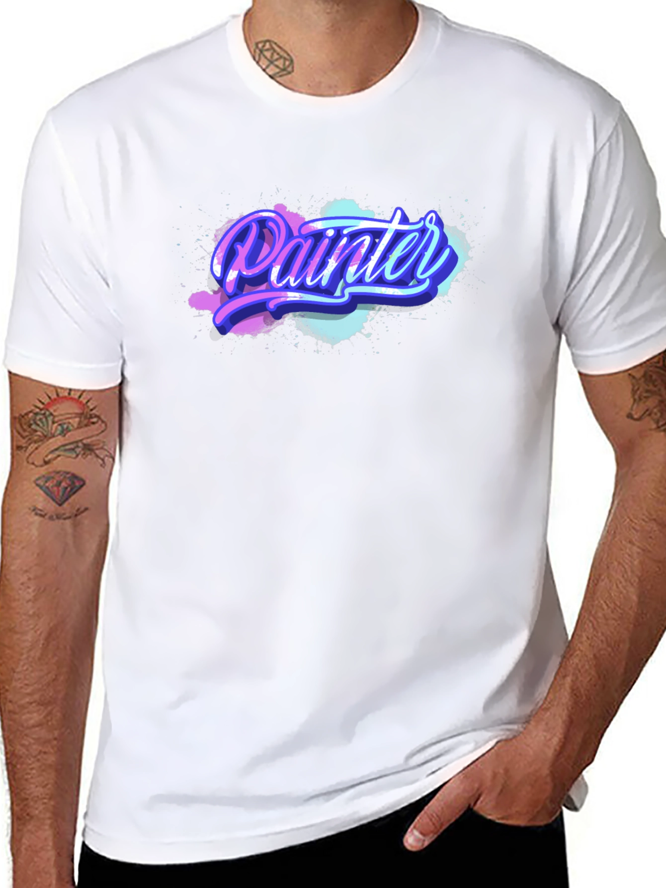 Painter Graphic T-Shirt - Artistic Style