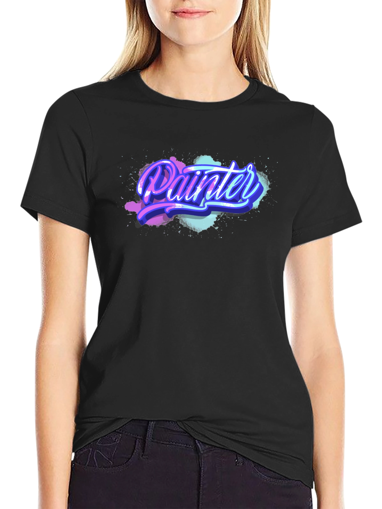 Painter Graphic T-Shirt - Artistic Style