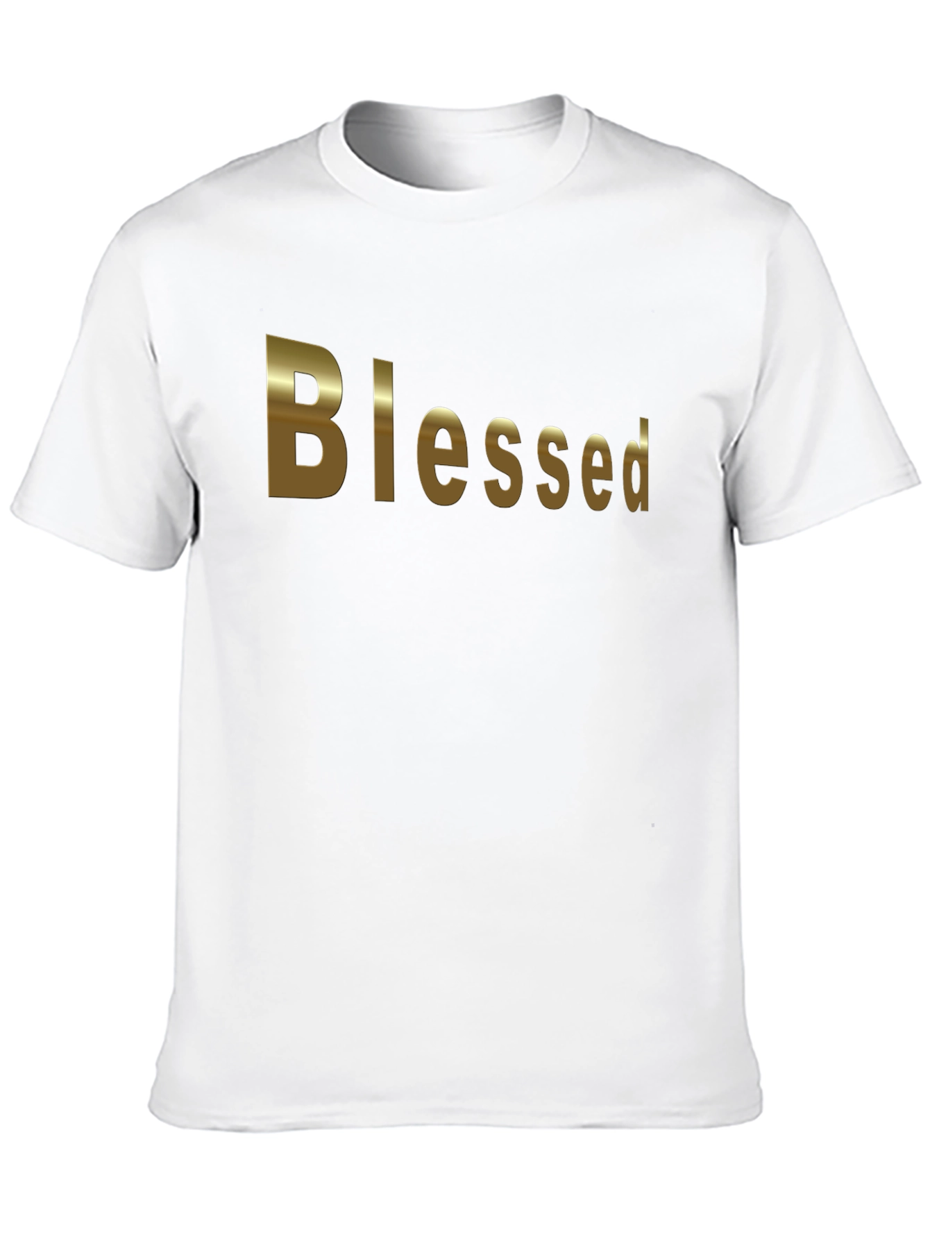 Blessed Black Cotton T-Shirt