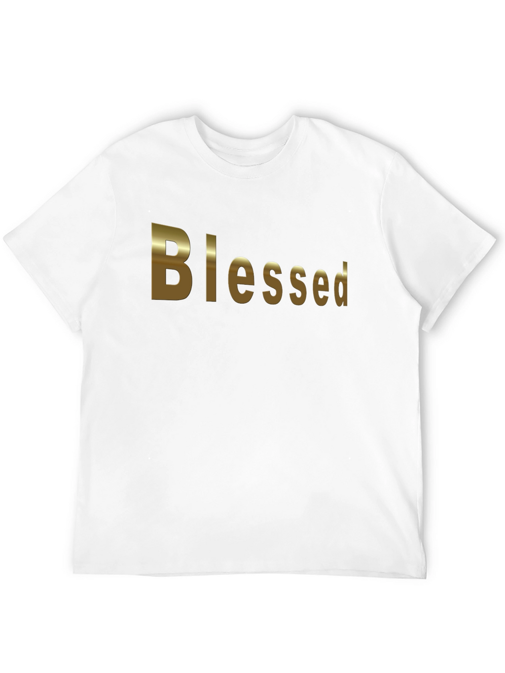 Blessed Black Cotton T-Shirt