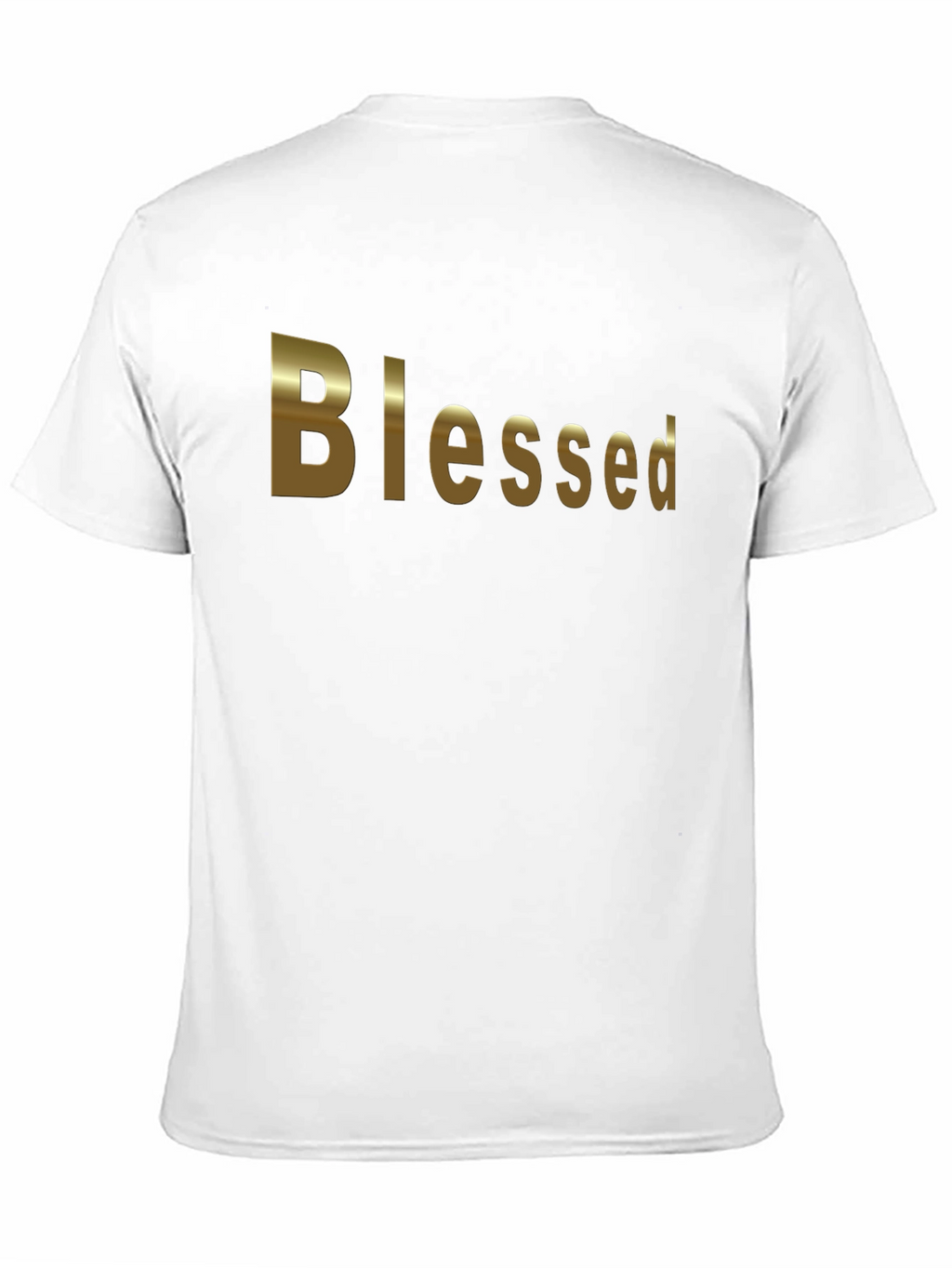 Blessed Black Cotton T-Shirt