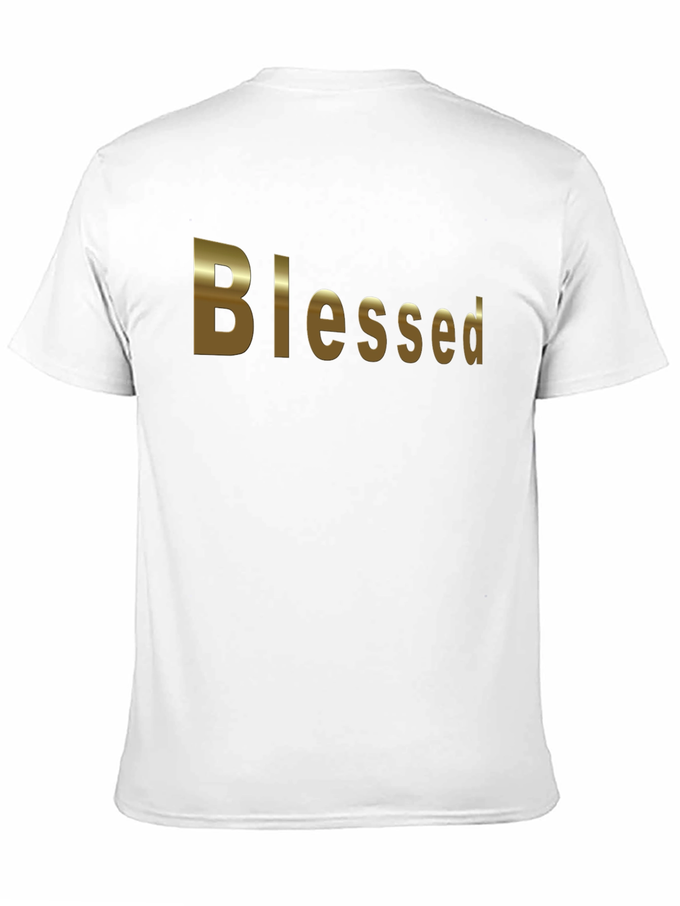 Blessed Black Cotton T-Shirt