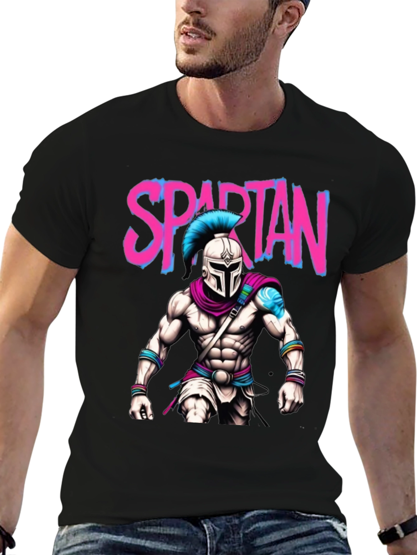 Spartan Warrior T-Shirt: Bold Graphic Tee