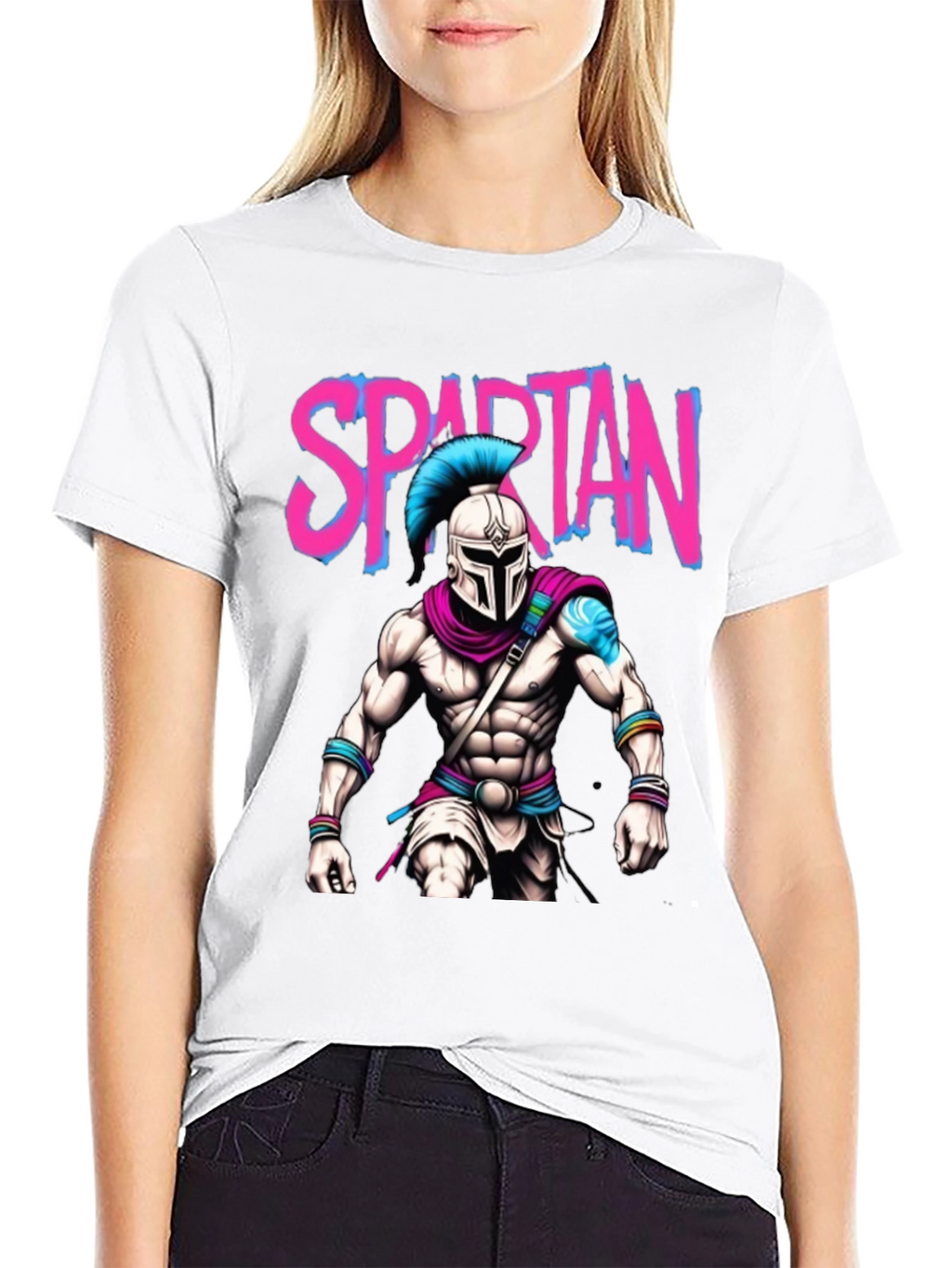 Spartan Warrior T-Shirt: Bold Graphic Tee