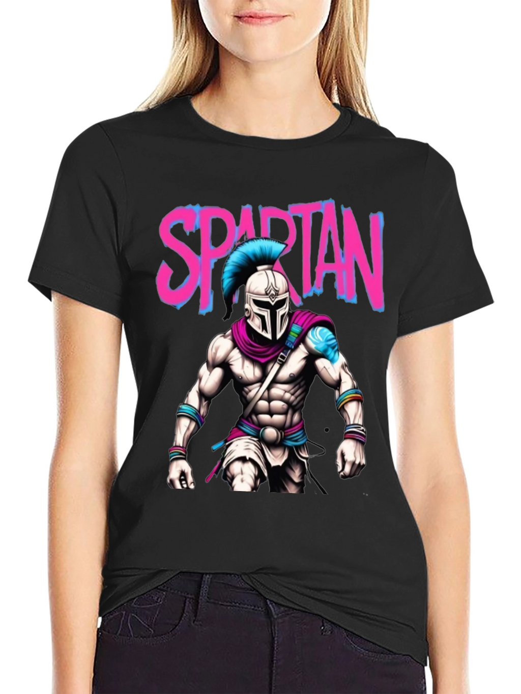 Spartan Warrior T-Shirt: Bold Graphic Tee