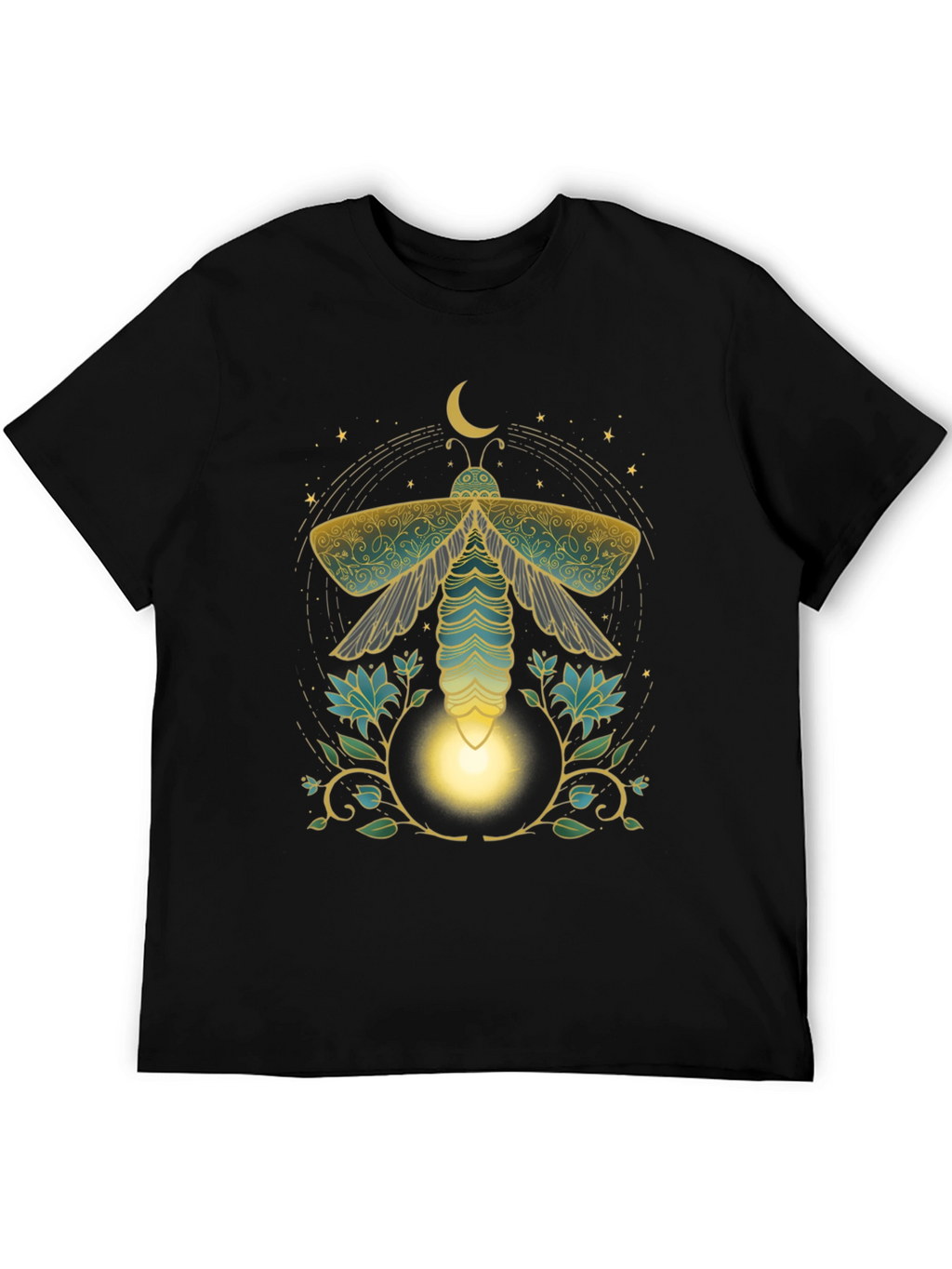 Mystic Moth Graphic Tee - Unique Print