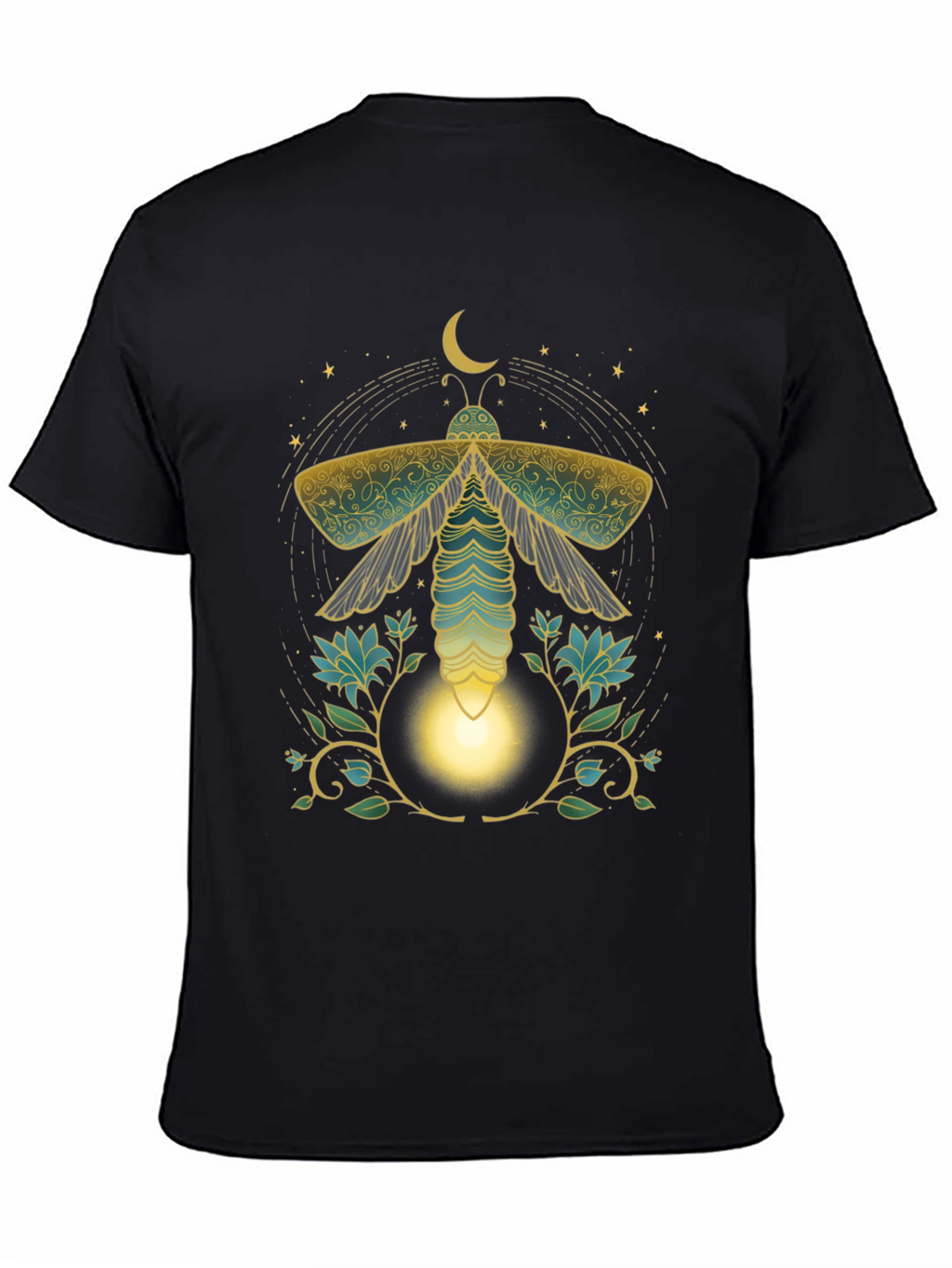 Mystic Moth Graphic Tee - Unique Print