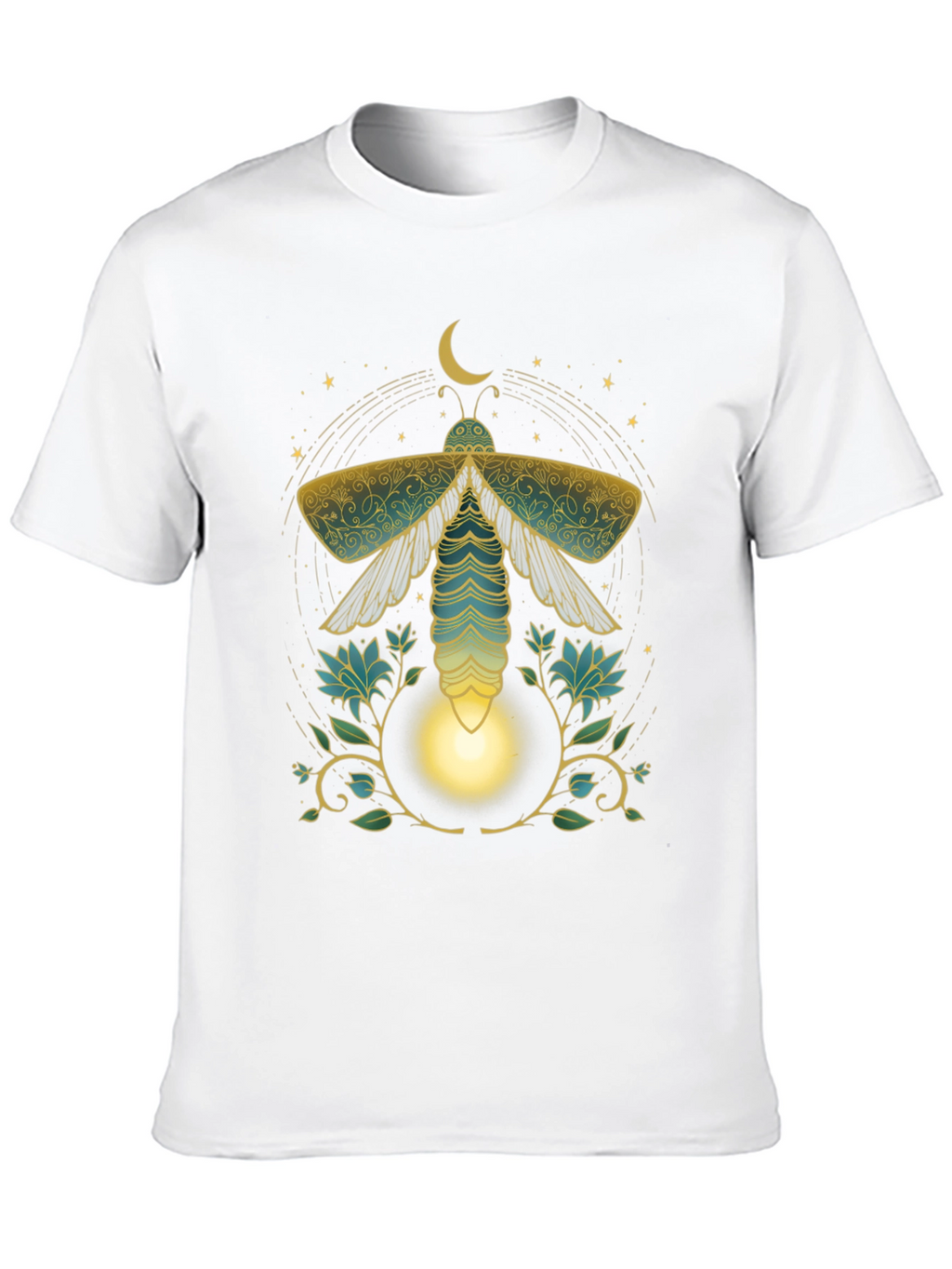 Mystic Moth Graphic Tee - Unique Print