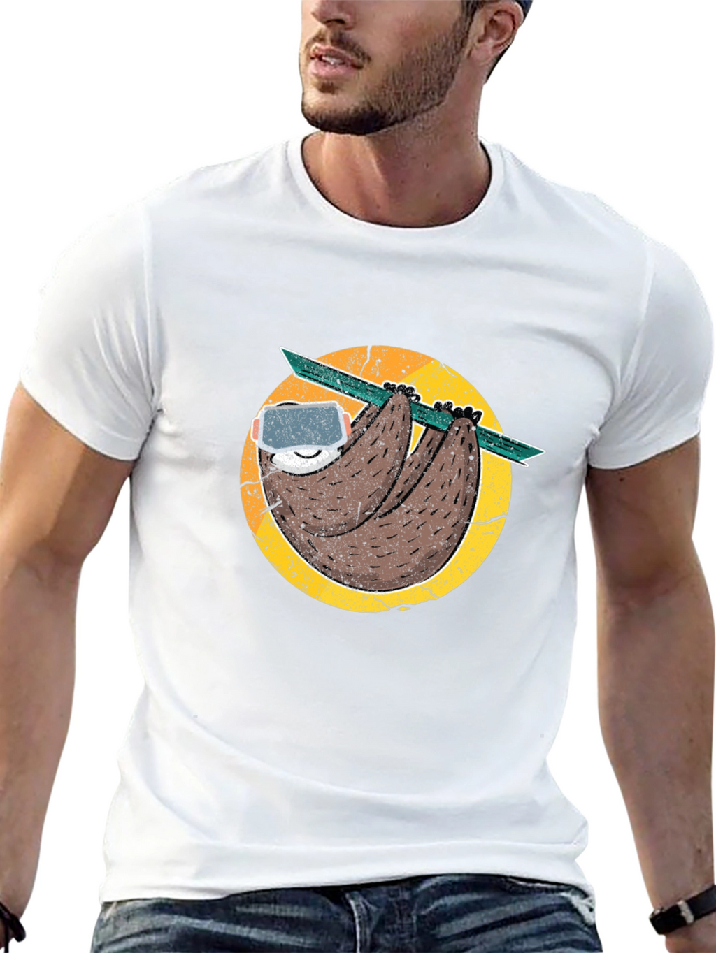 VR Sloth T-Shirt - Funny Gamer Tee