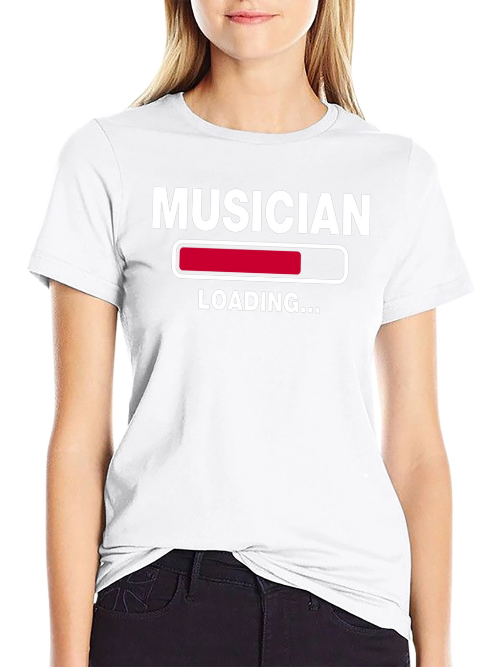 Musician Loading Funny Graphic T-Shirt