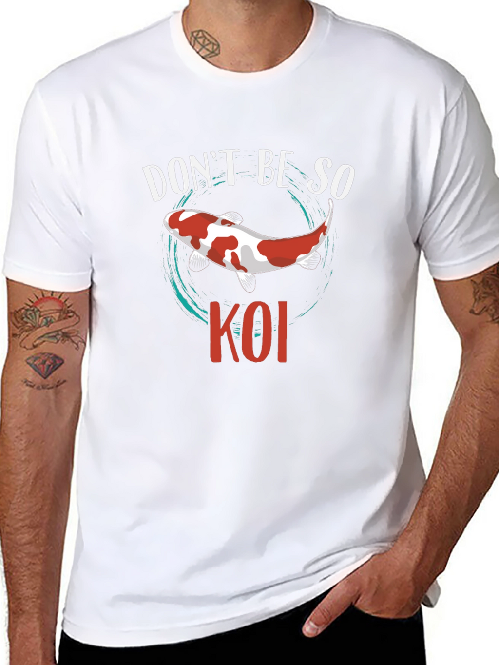Dont Be So Koi Black T-Shirt